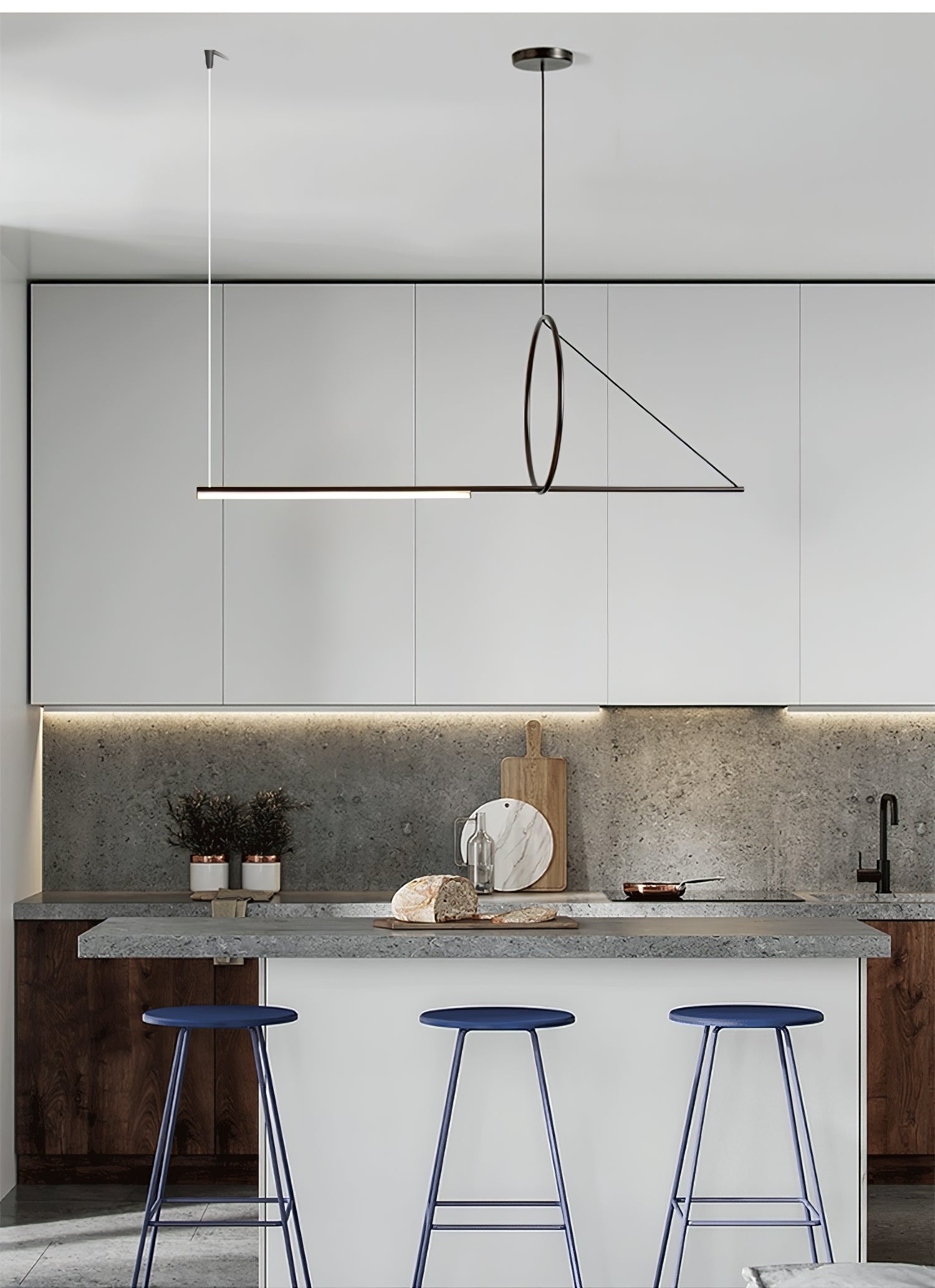 Ilzoror Modern Minimalist Nordic Pendant Light-Neutral Decor