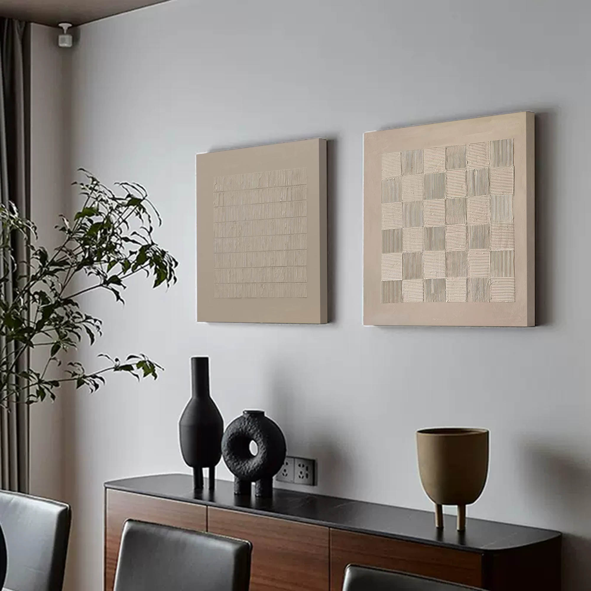 Abstract Painting Set Of 2 SP111 - Neutralighting