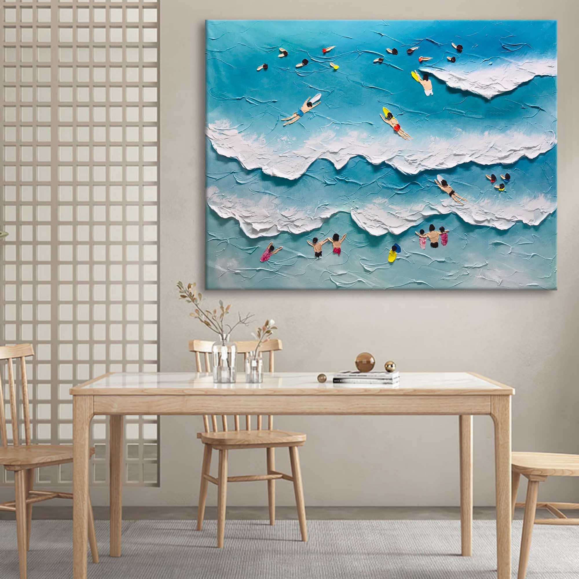 Plaster Art Texture Painting SG207 - Neutralighting