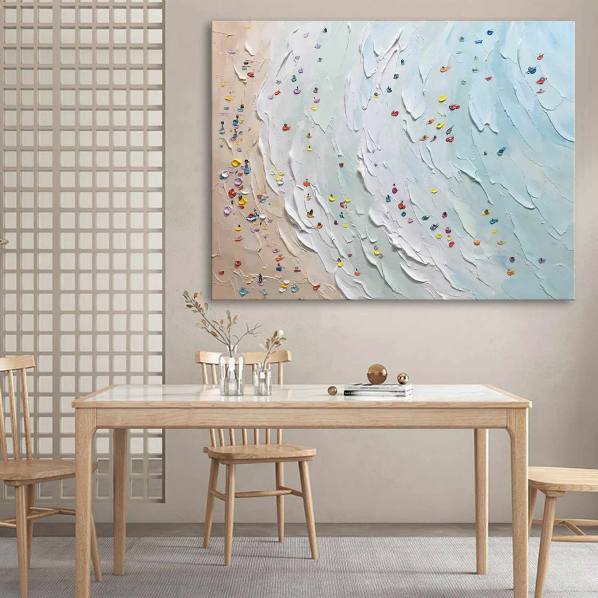 Plaster Art Texture Painting SG213 - Neutralighting