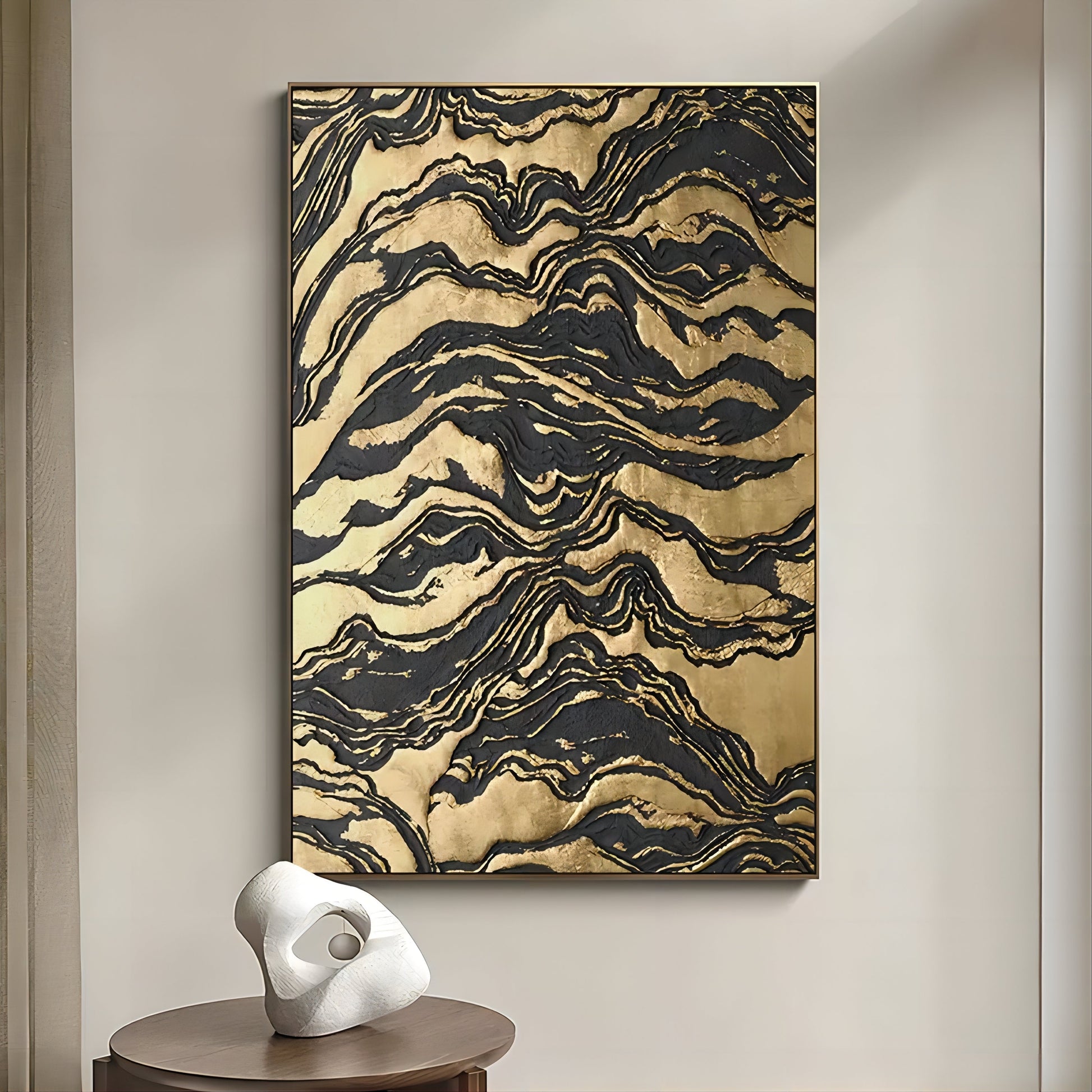 Plaster Art Texture Painting SG010 - Neutralighting