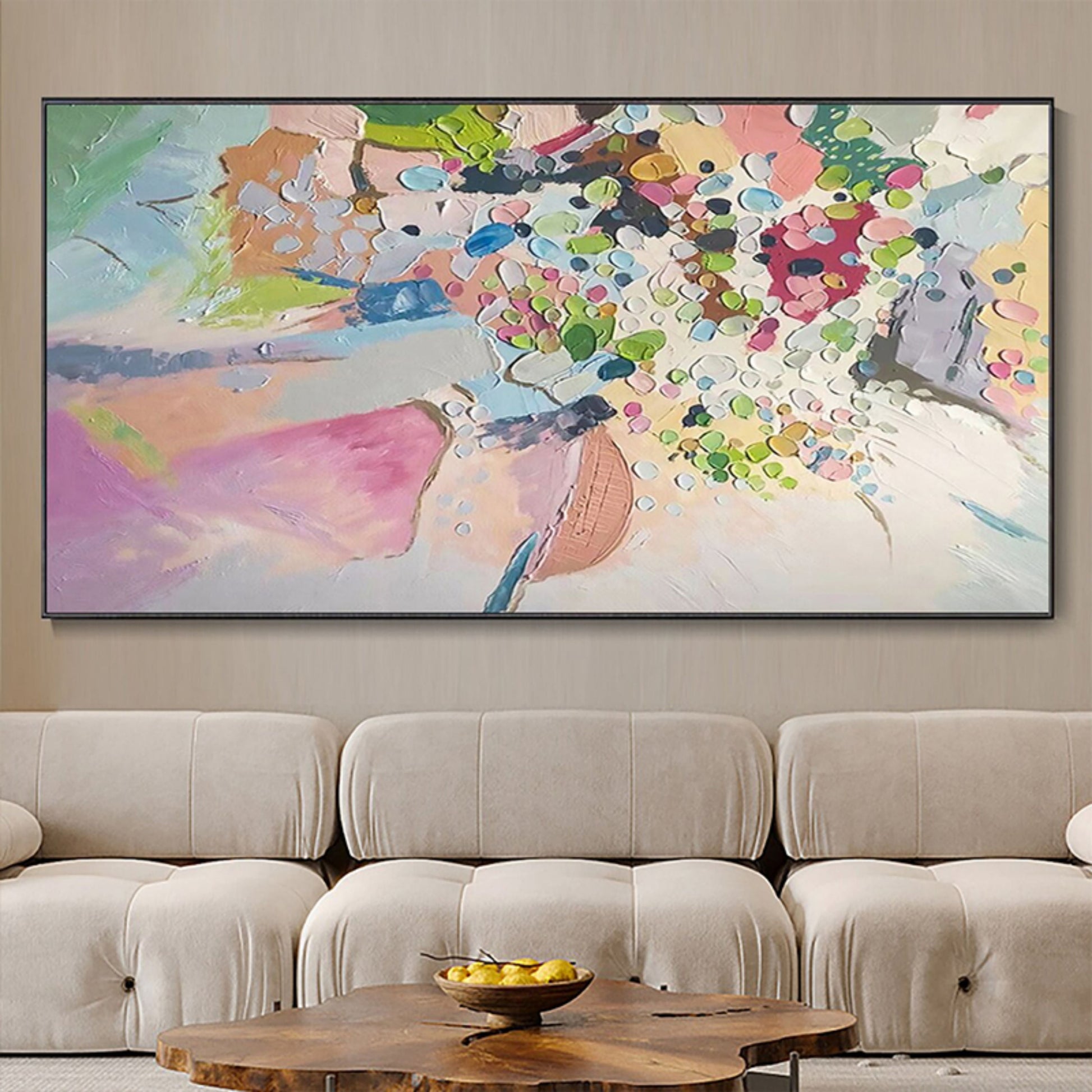 Plaster Art Texture Painting SG050 - Neutralighting