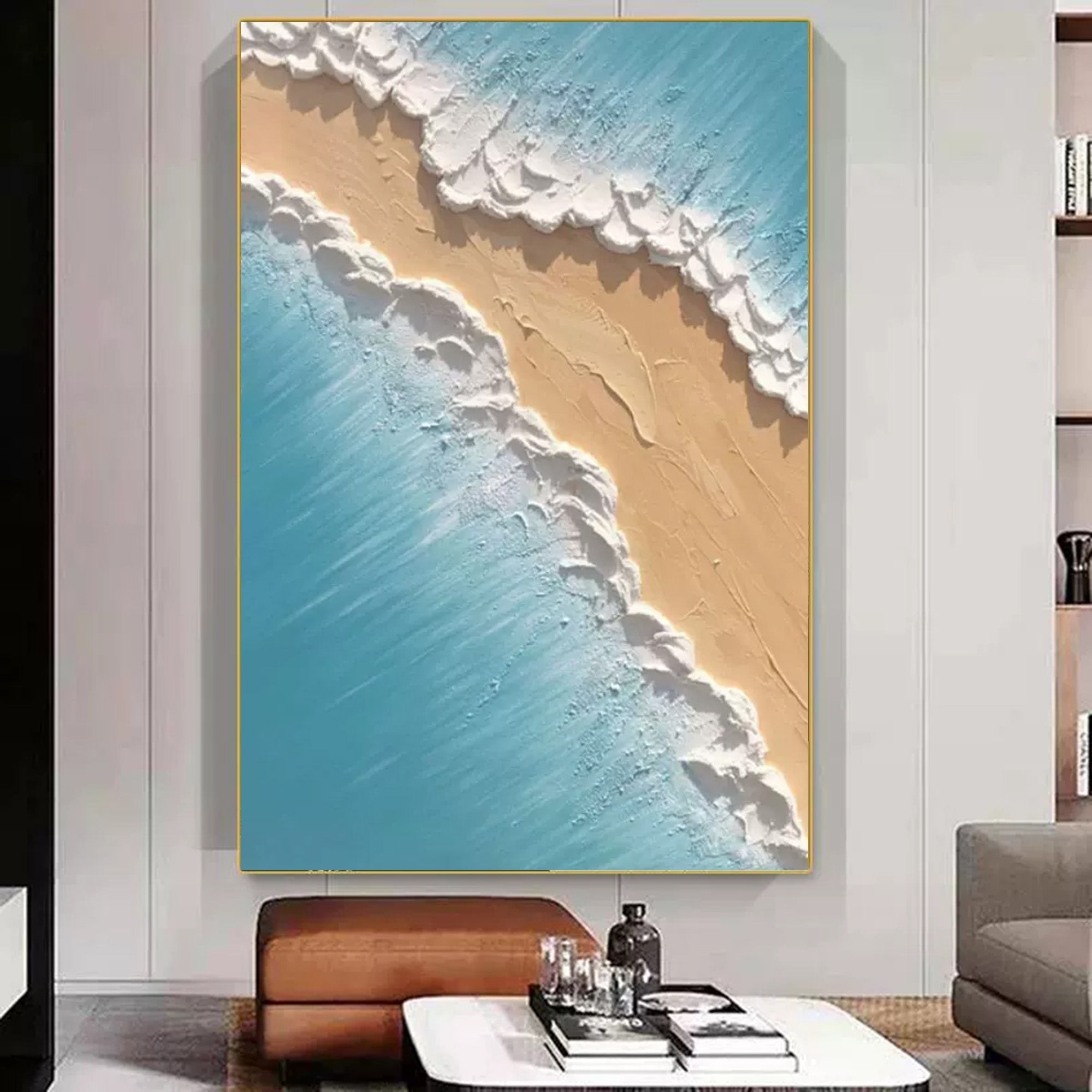 Plaster Art Texture Painting SG023 - Neutralighting