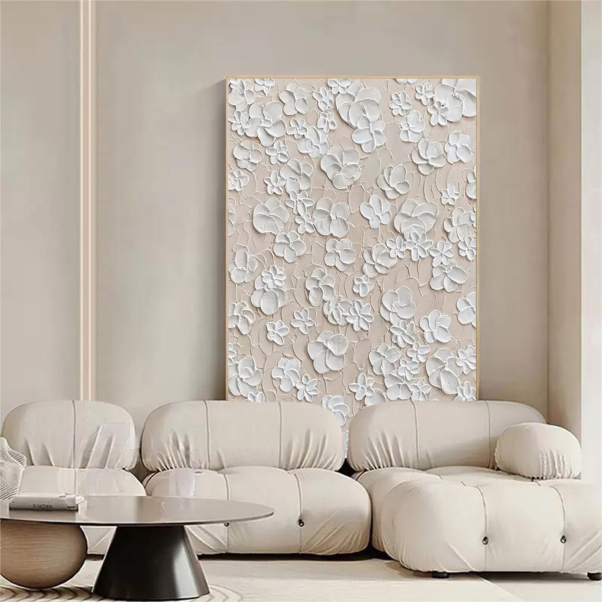 Plaster Art Texture Painting SG039 - Neutralighting