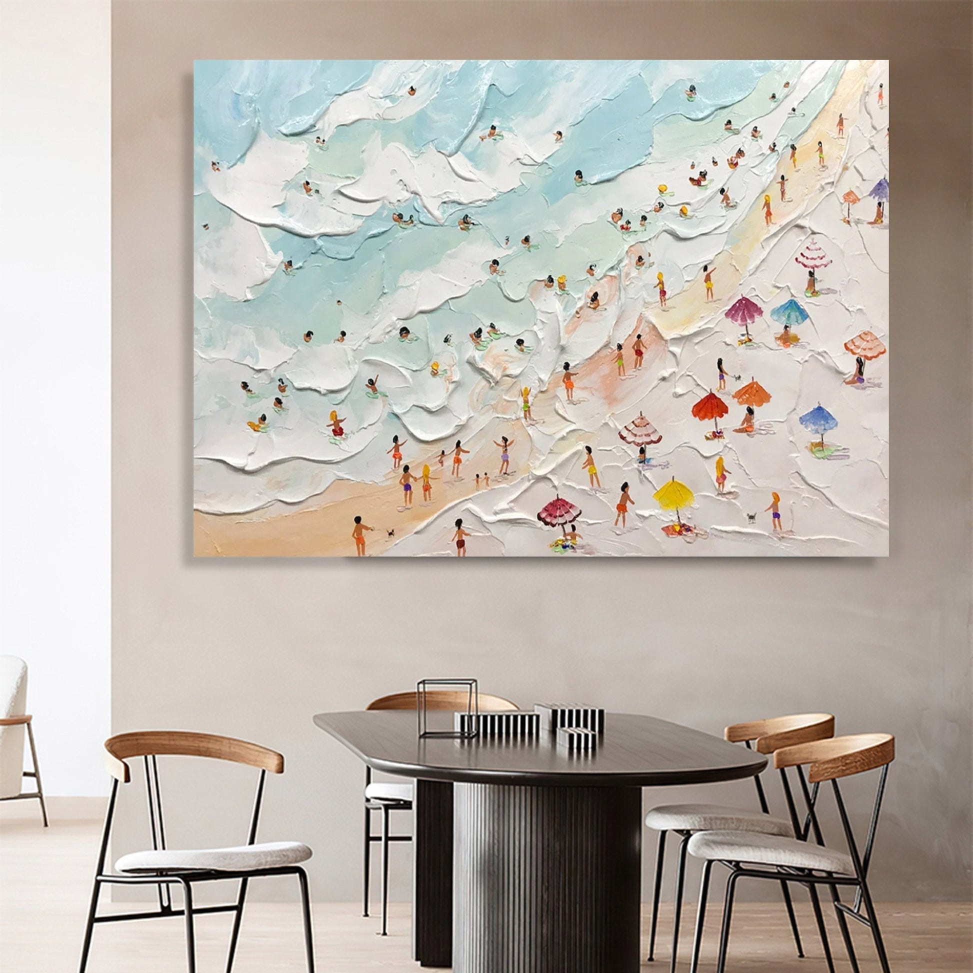 Plaster Art Texture Painting SG185 - Neutralighting
