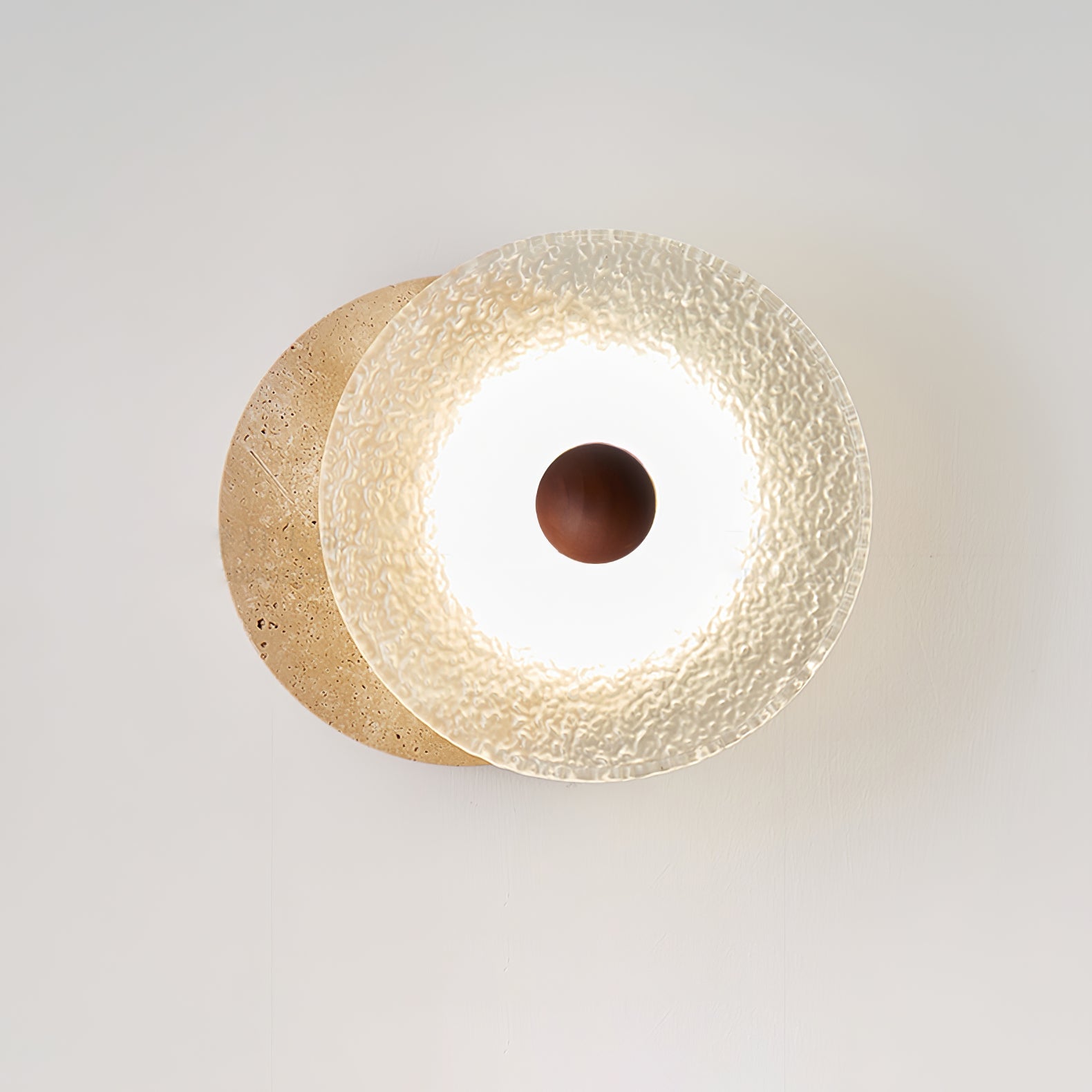 Olivia Travertine Wall Light-Neutral Decor