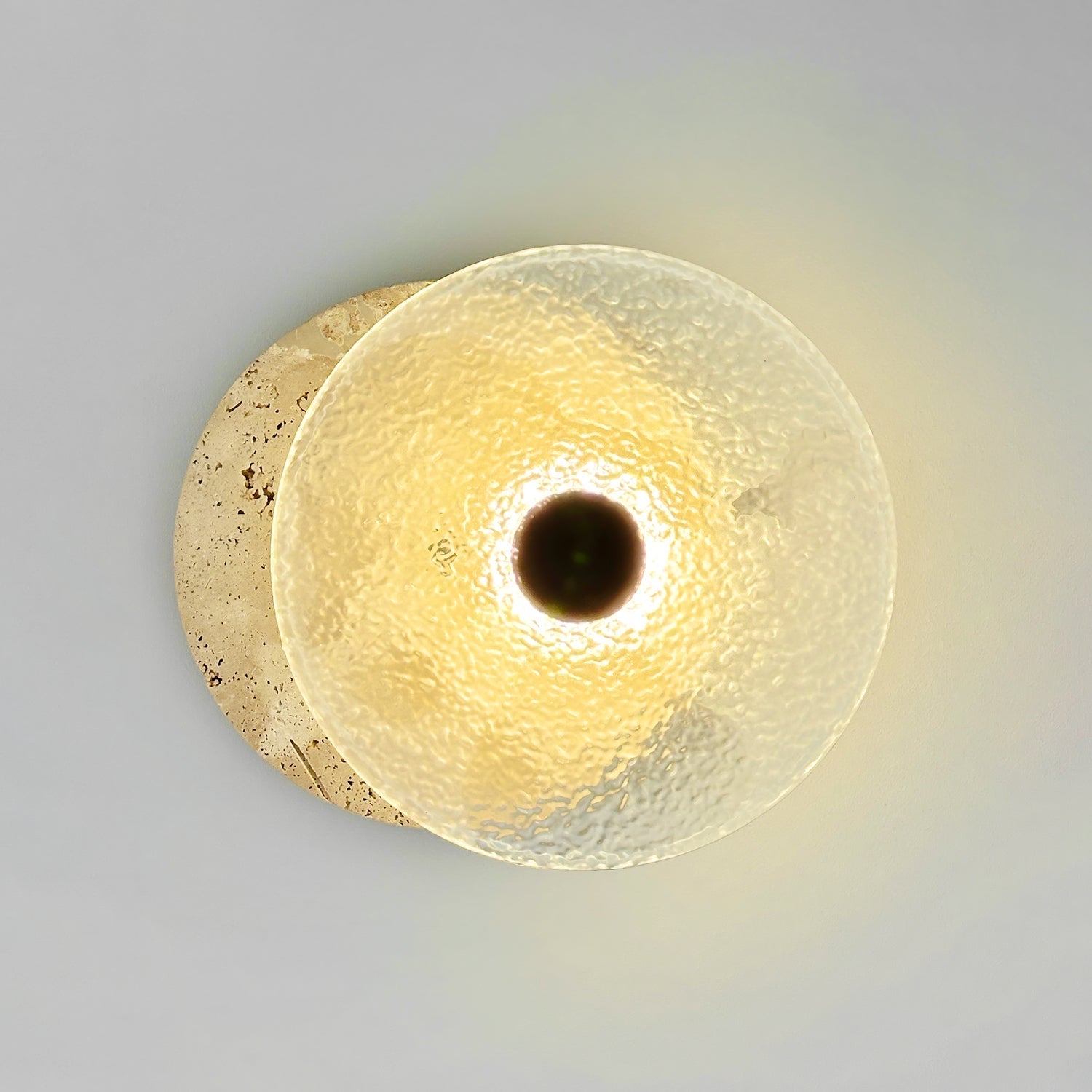 Olivia Travertine Wall Light-Neutral Decor