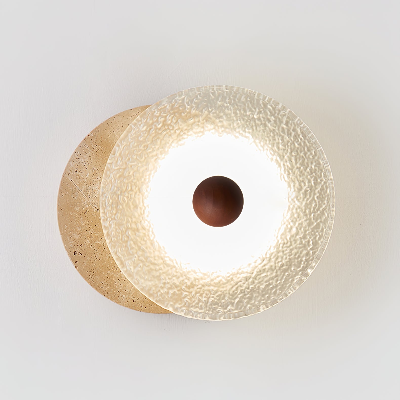 Olivia Travertine Wall Light-Neutral Decor