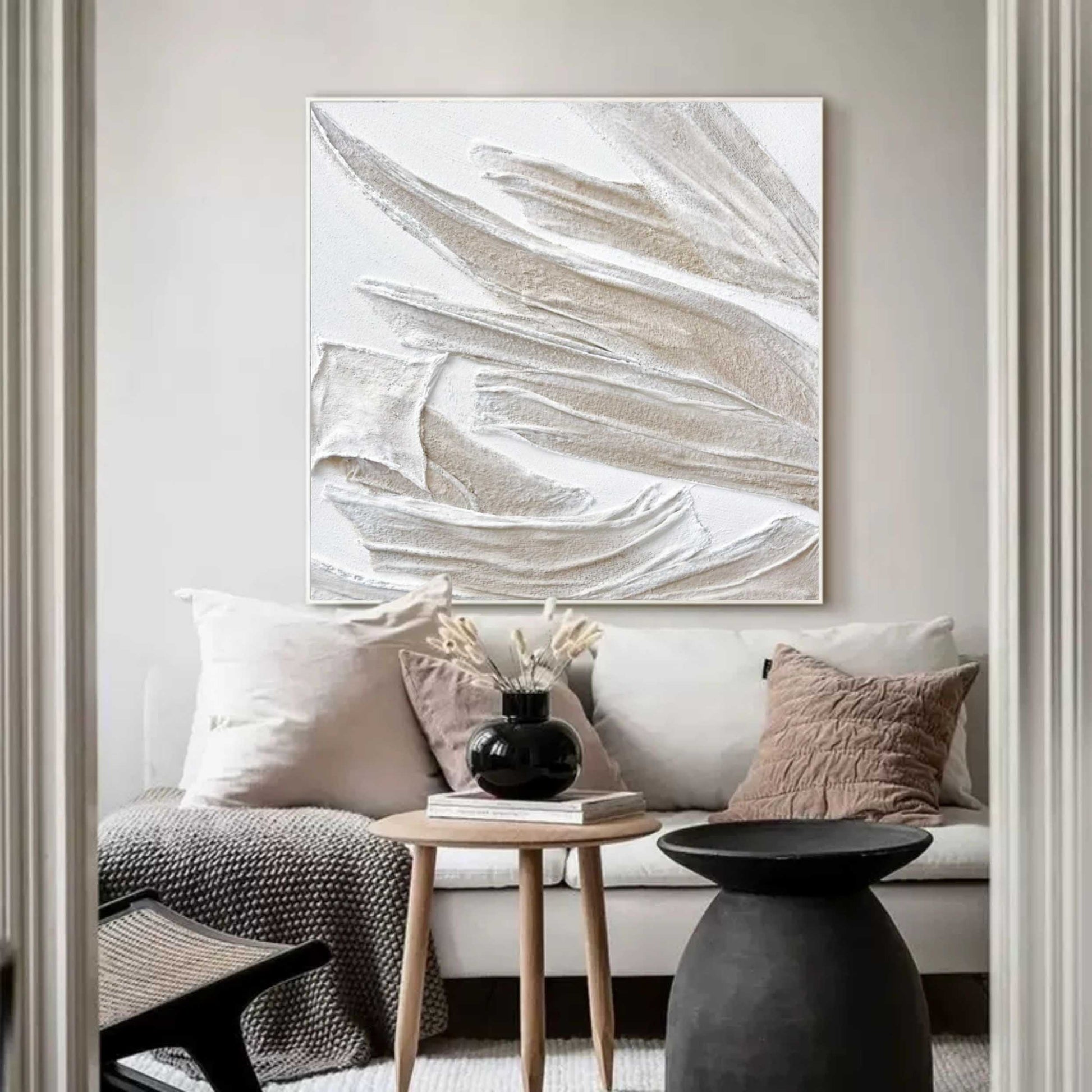 Plaster Art Texture Painting SG219 - Neutralighting