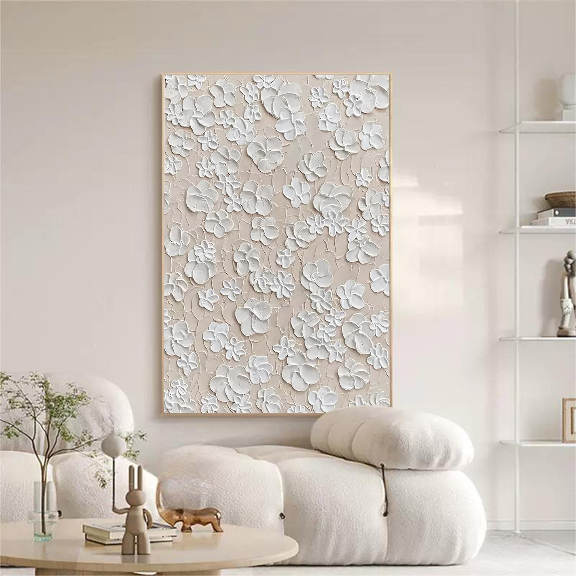 Plaster Art Texture Painting SG039 - Neutralighting