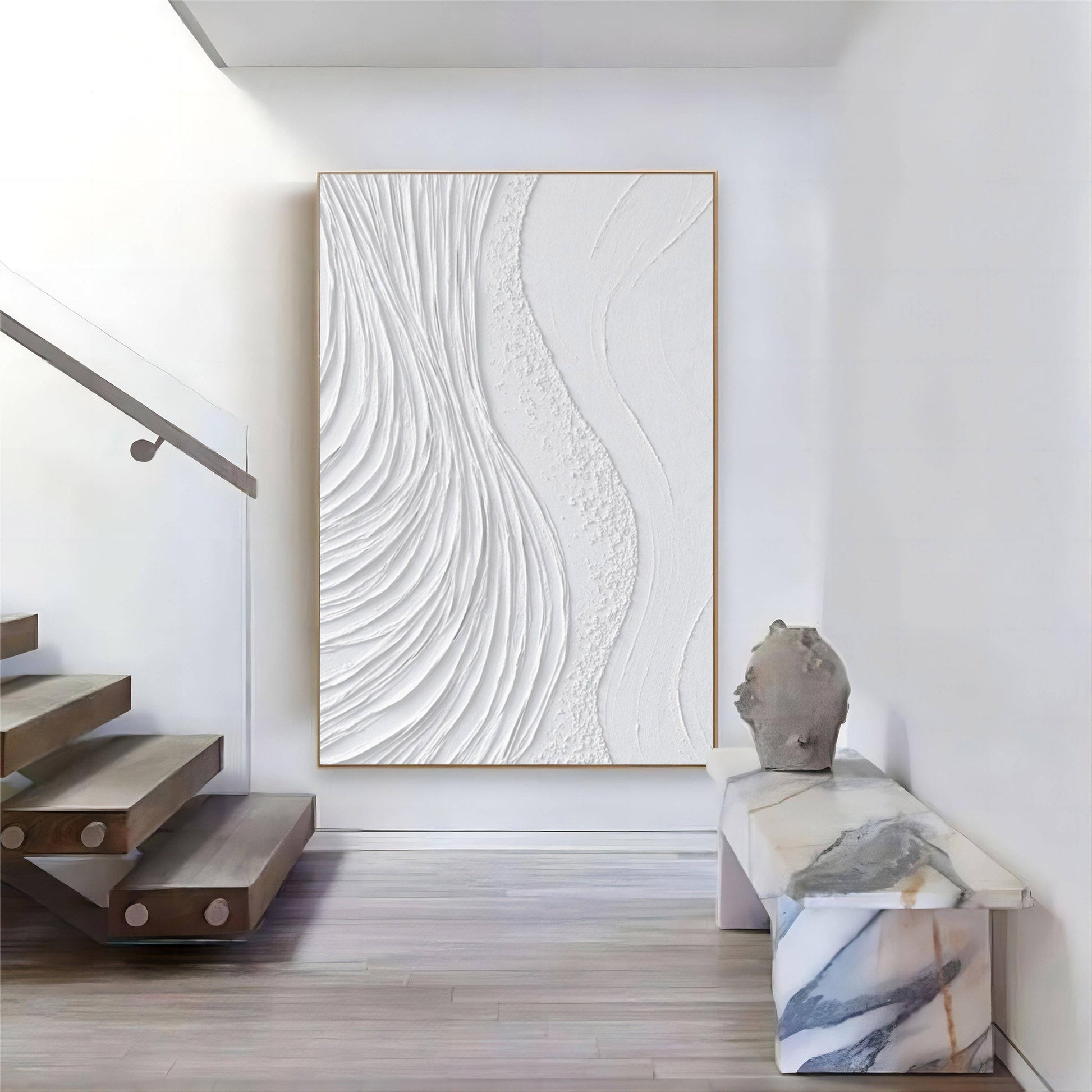 Plaster Art Texture Painting SG148 - Neutralighting