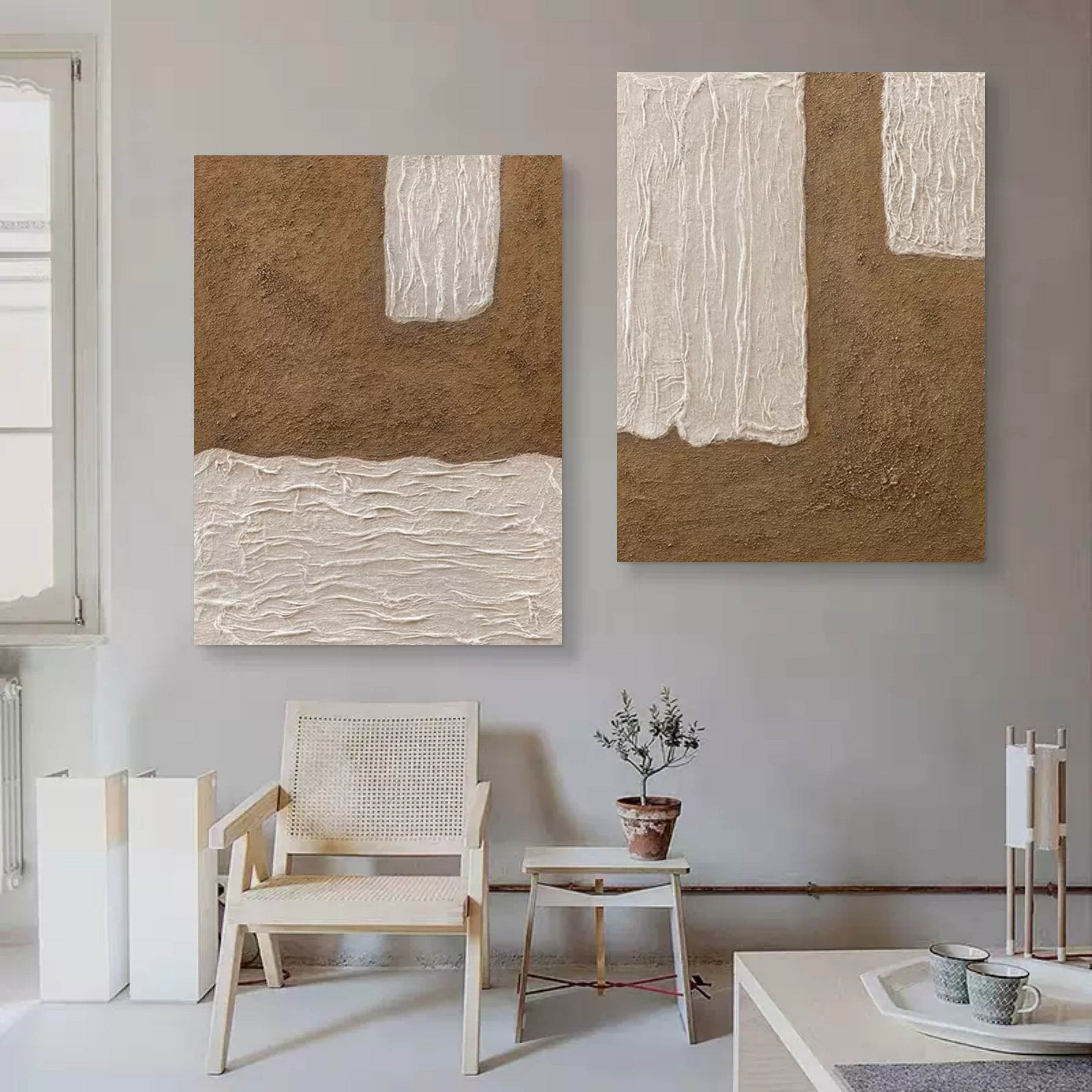 Abstract Painting Set Of 2 SP095 - Neutralighting