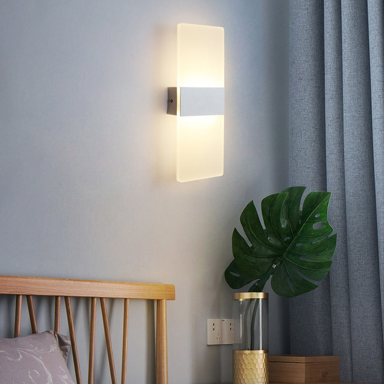 Arisha Rectangular Wall Lamp, 3 Colour - Neutral Decor