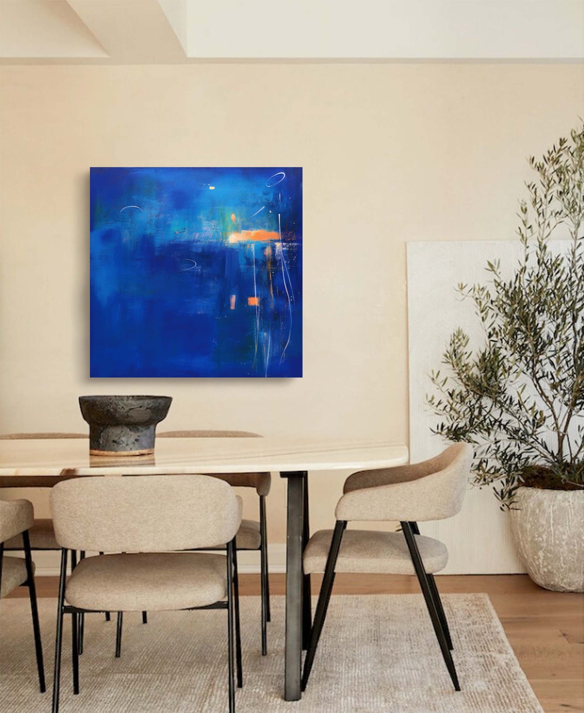 Abstract Canvas Art AB210 - Neutralighting