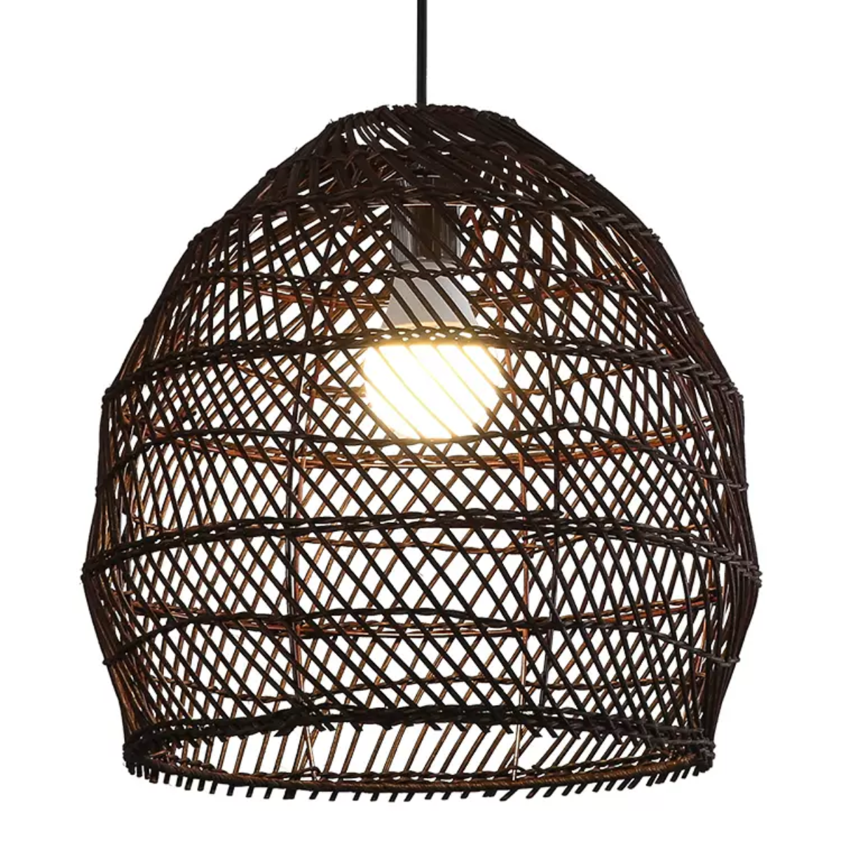 Muto Design Retro LED Pendant Light Black/Wood Wood Bedroom/Living Room/Study Room/Hall - Neutral Decor