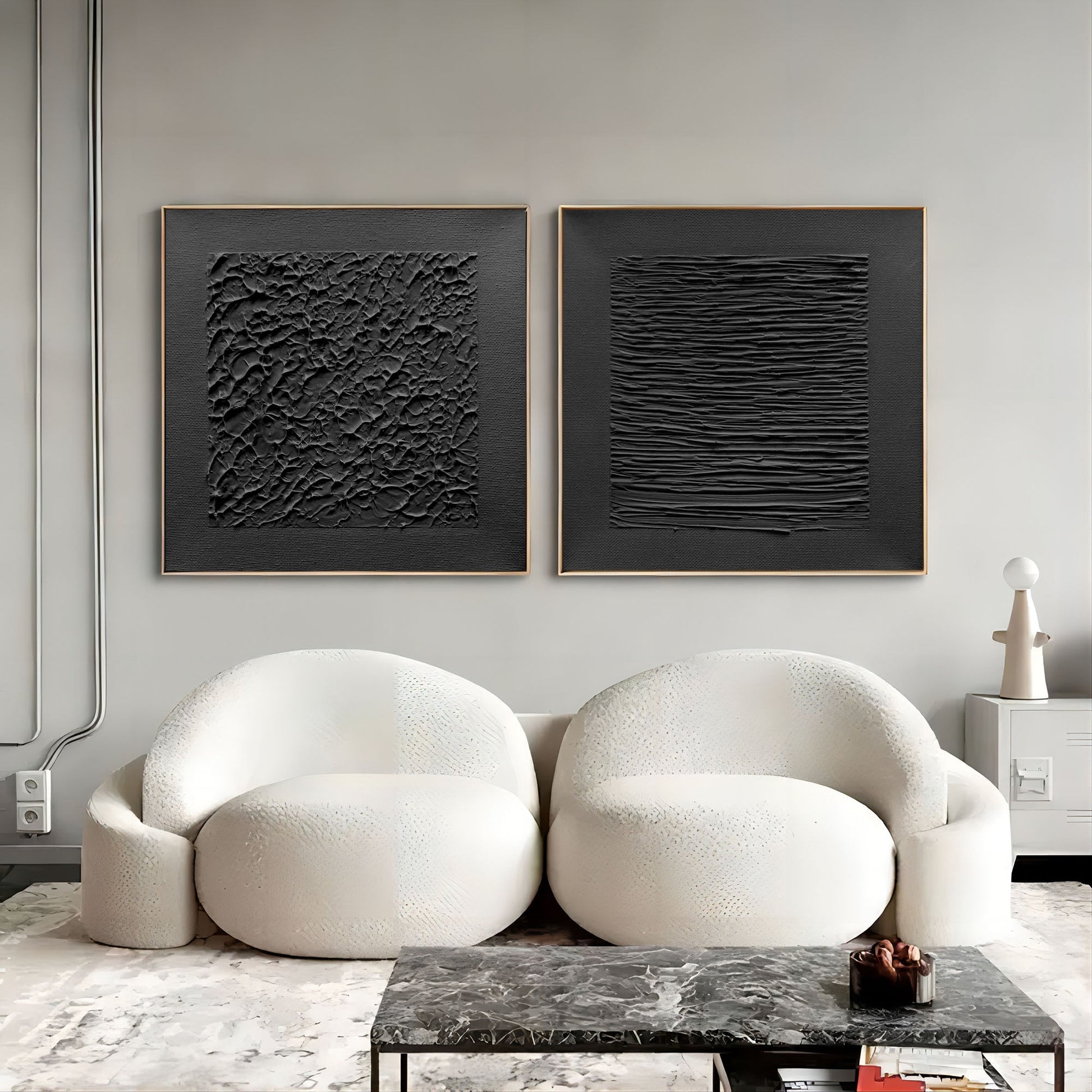 Abstract Painting Set Of 2 SP094 - Neutralighting