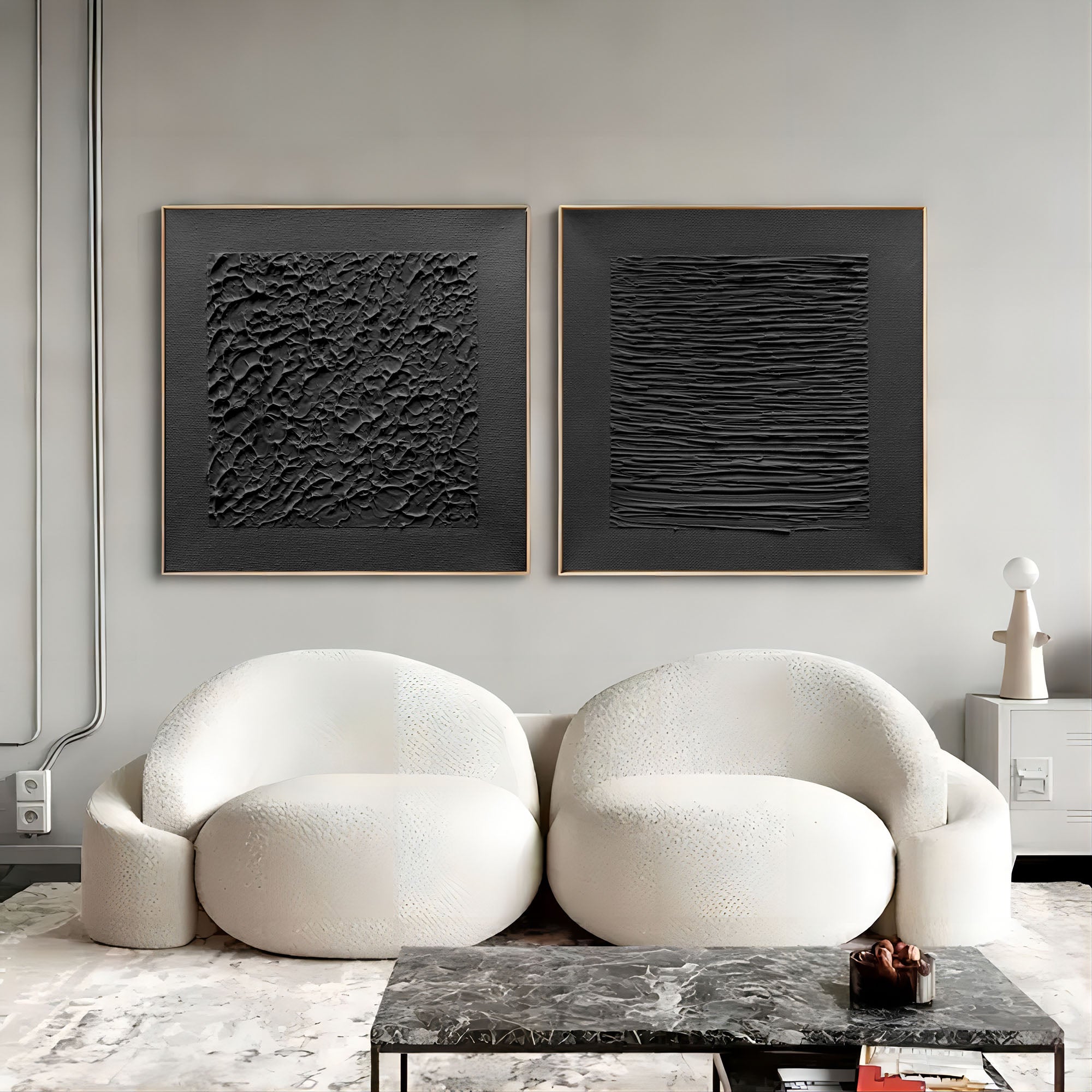 Abstract Painting Set Of 2 SP094 - Neutralighting