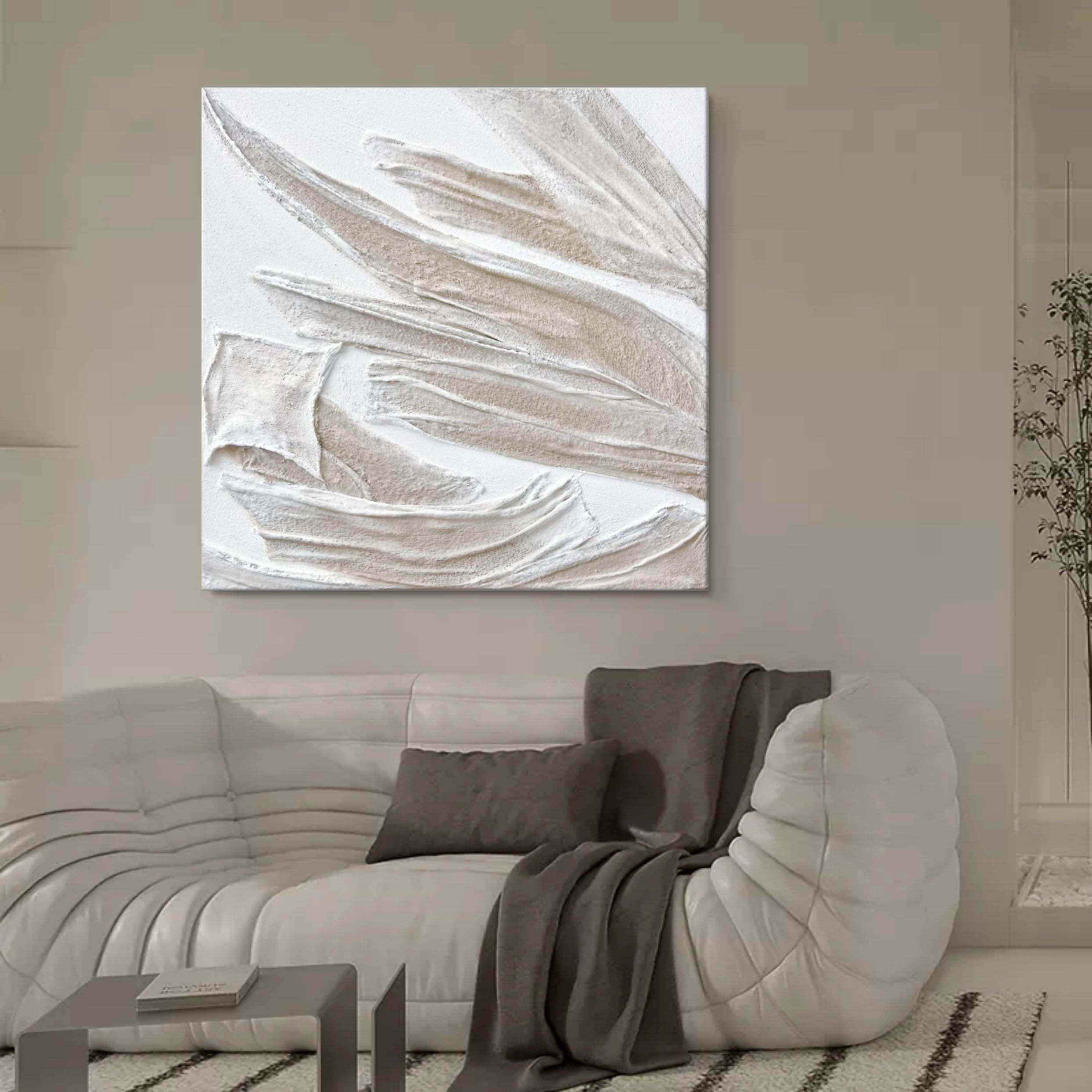 Plaster Art Texture Painting SG219 - Neutralighting