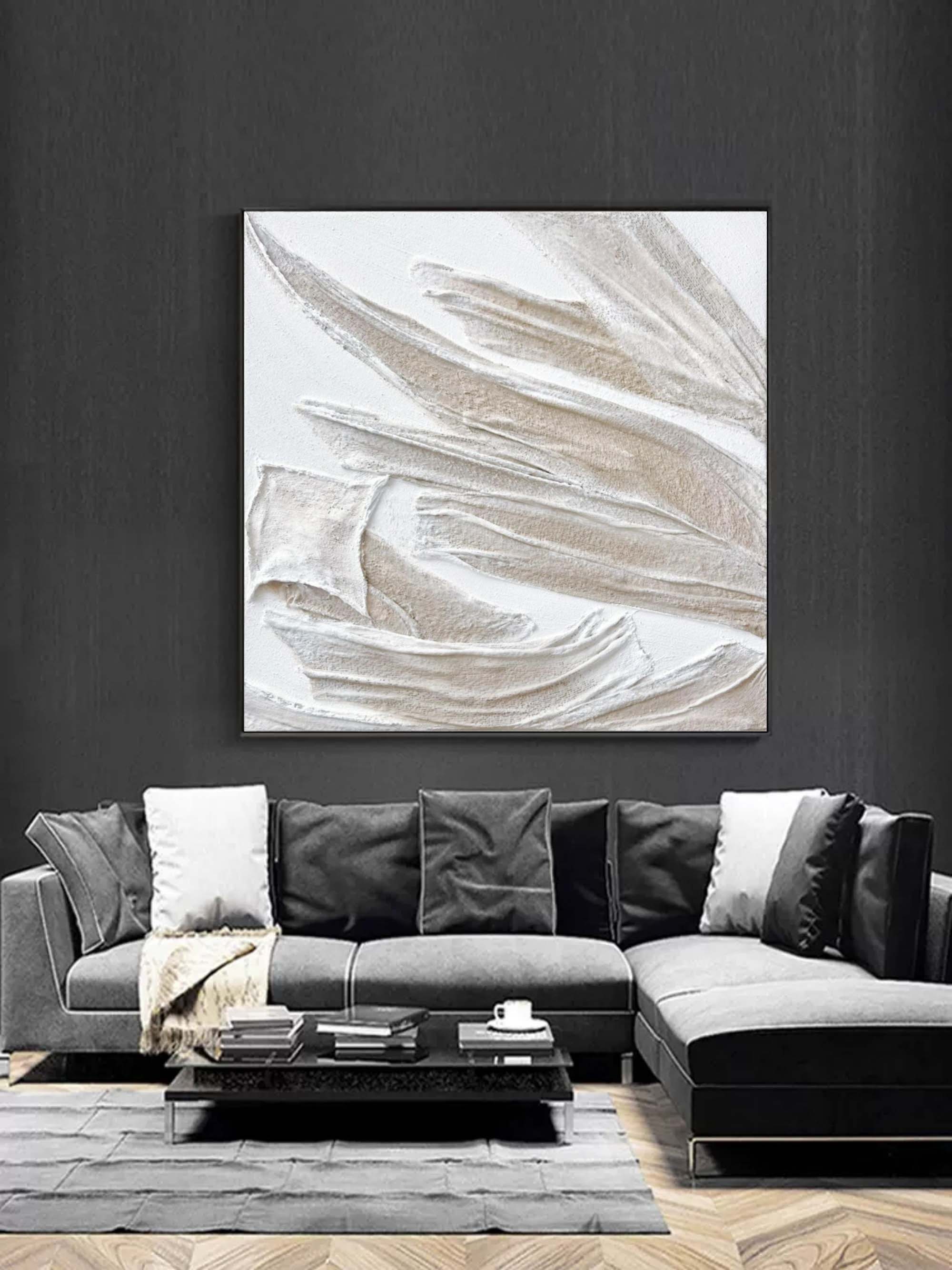 Plaster Art Texture Painting SG219 - Neutralighting