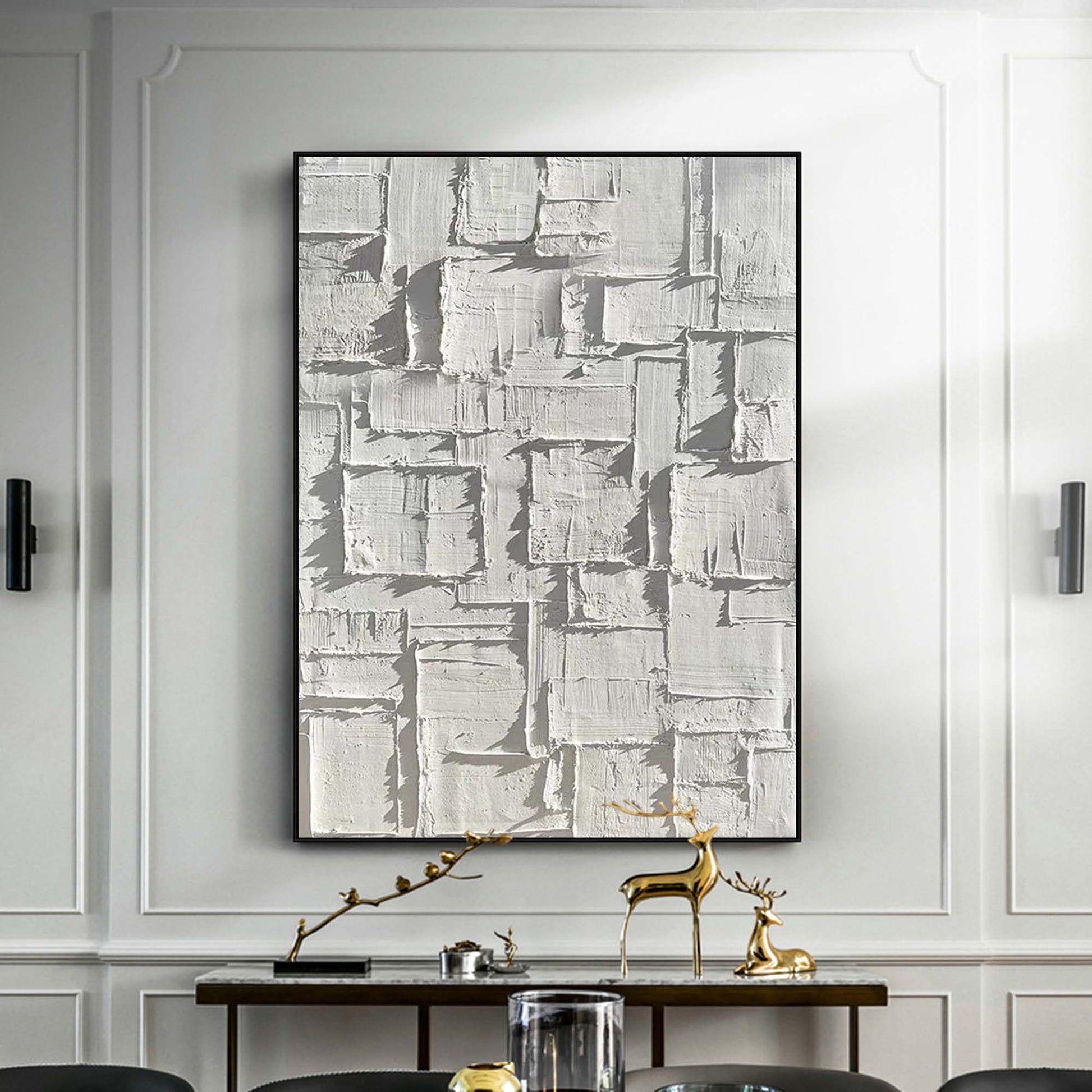 Plaster Art Texture Painting SG225 - Neutralighting