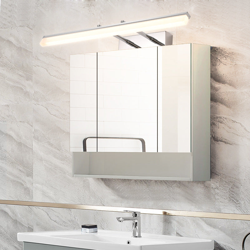 Arisha Modern Rectangular Wall Lamp,Black/Silver - Neutral Decor