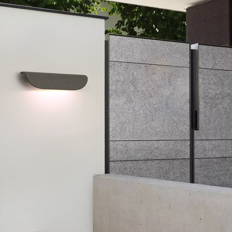 Ray Modern Outdoor Wall Lighting, Waterproof, Curved - Neutral Decor