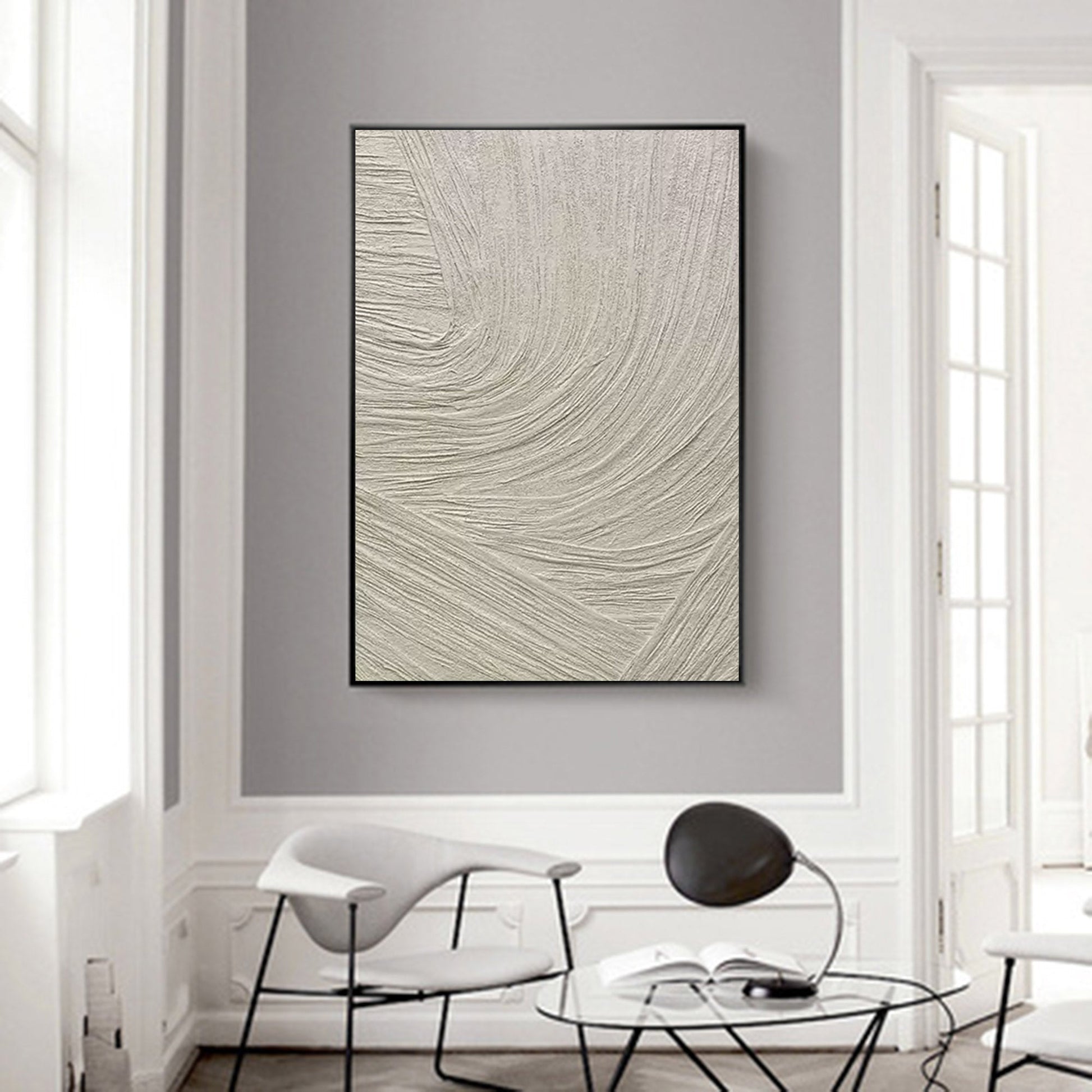 Plaster Art Texture Painting SG032 - Neutralighting