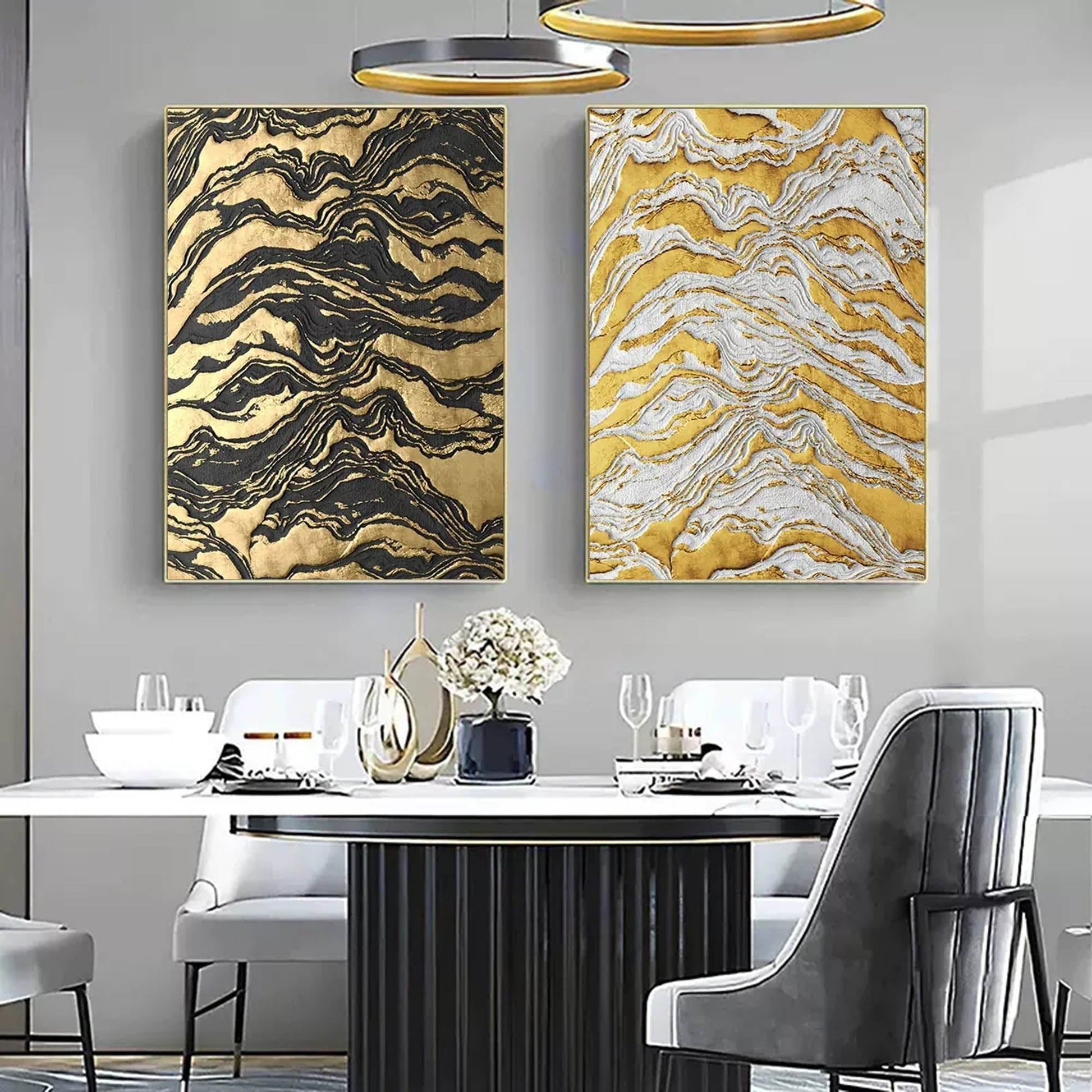 Abstract Painting Set Of 2 SP008 - Neutralighting