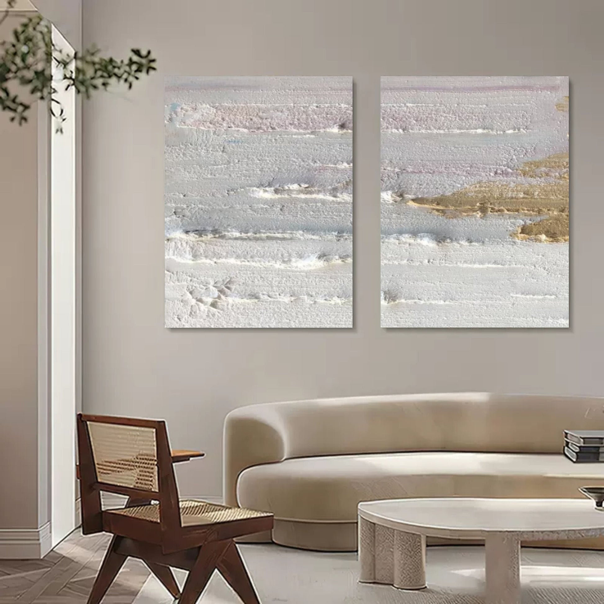 Abstract Painting Set Of 2 SP082 - Neutralighting