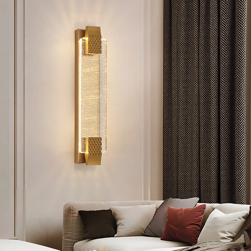 Arisha Modern Indoor Wall Lamp Metal/Glass Living Room/Dining Room - Neutral Decor