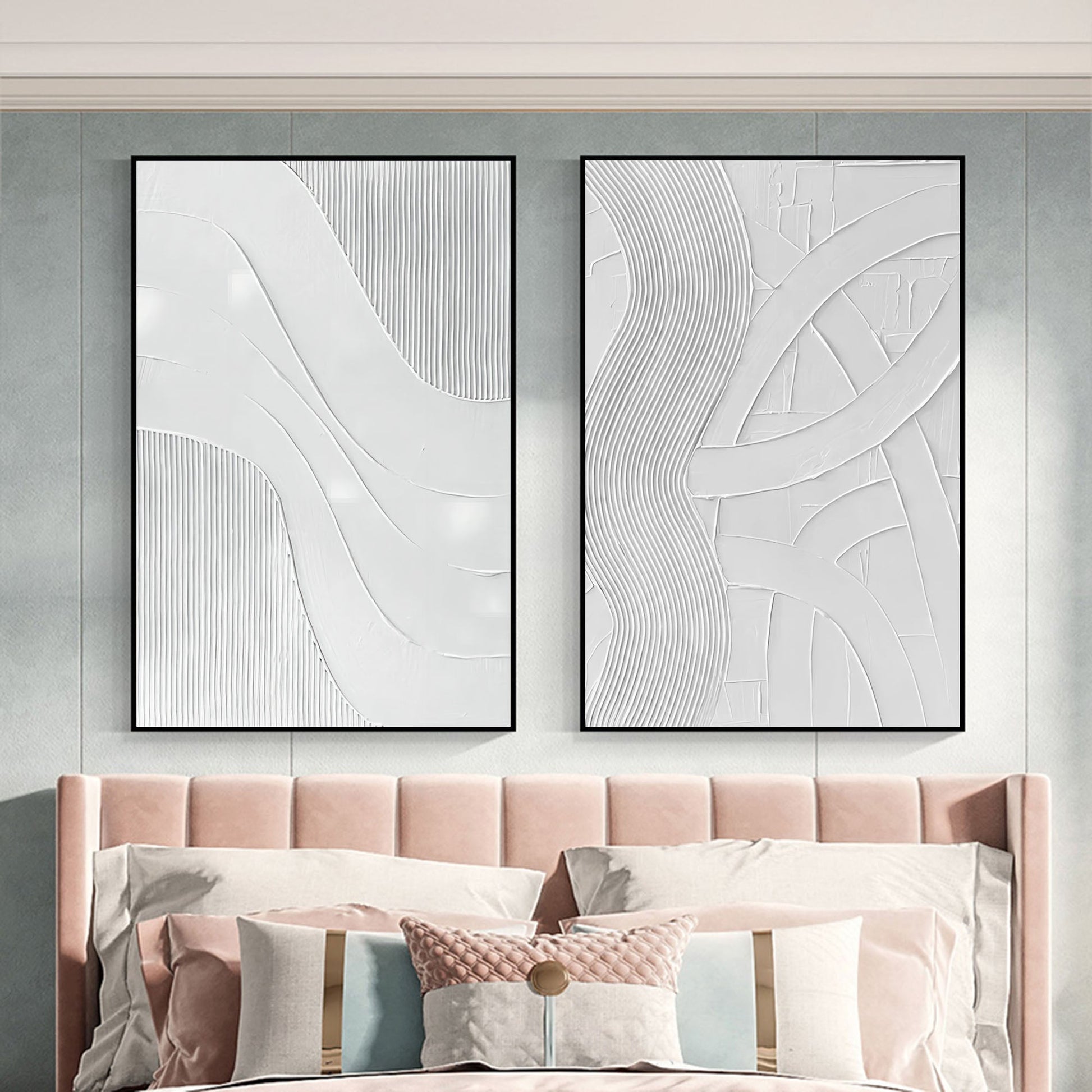 Abstract Painting Set Of 2 SP044 - Neutralighting