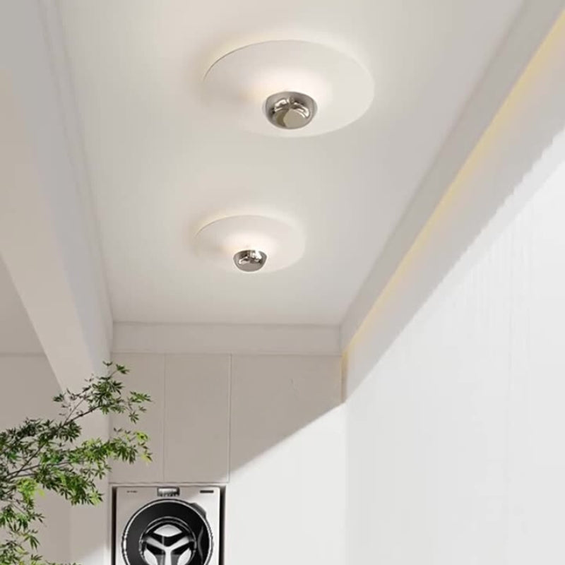 Arisha Flush Mount Ceiling Light White Living Room Bedroom - Neutral Decor