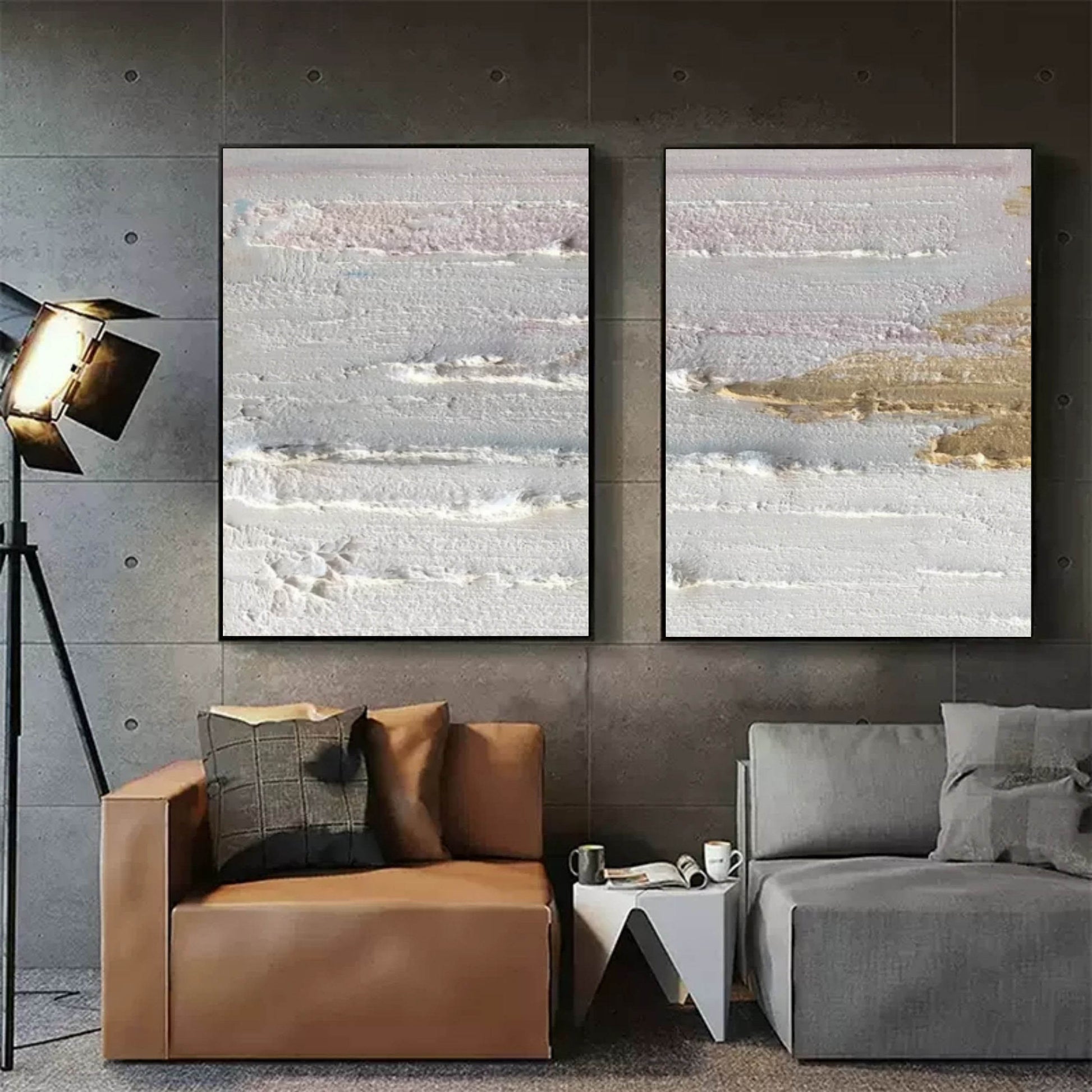Abstract Painting Set Of 2 SP082 - Neutralighting