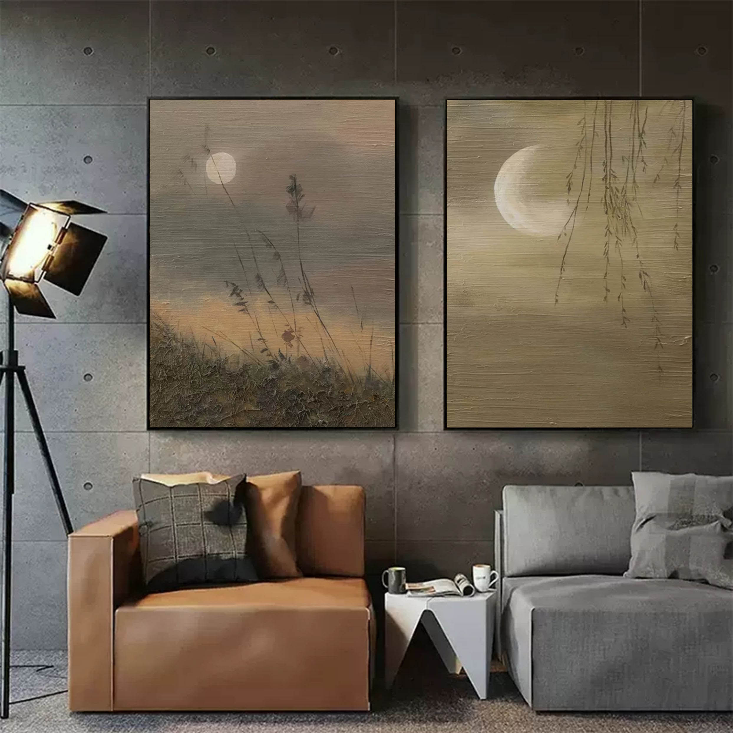 Abstract Painting Set Of 2 SP108 - Neutralighting