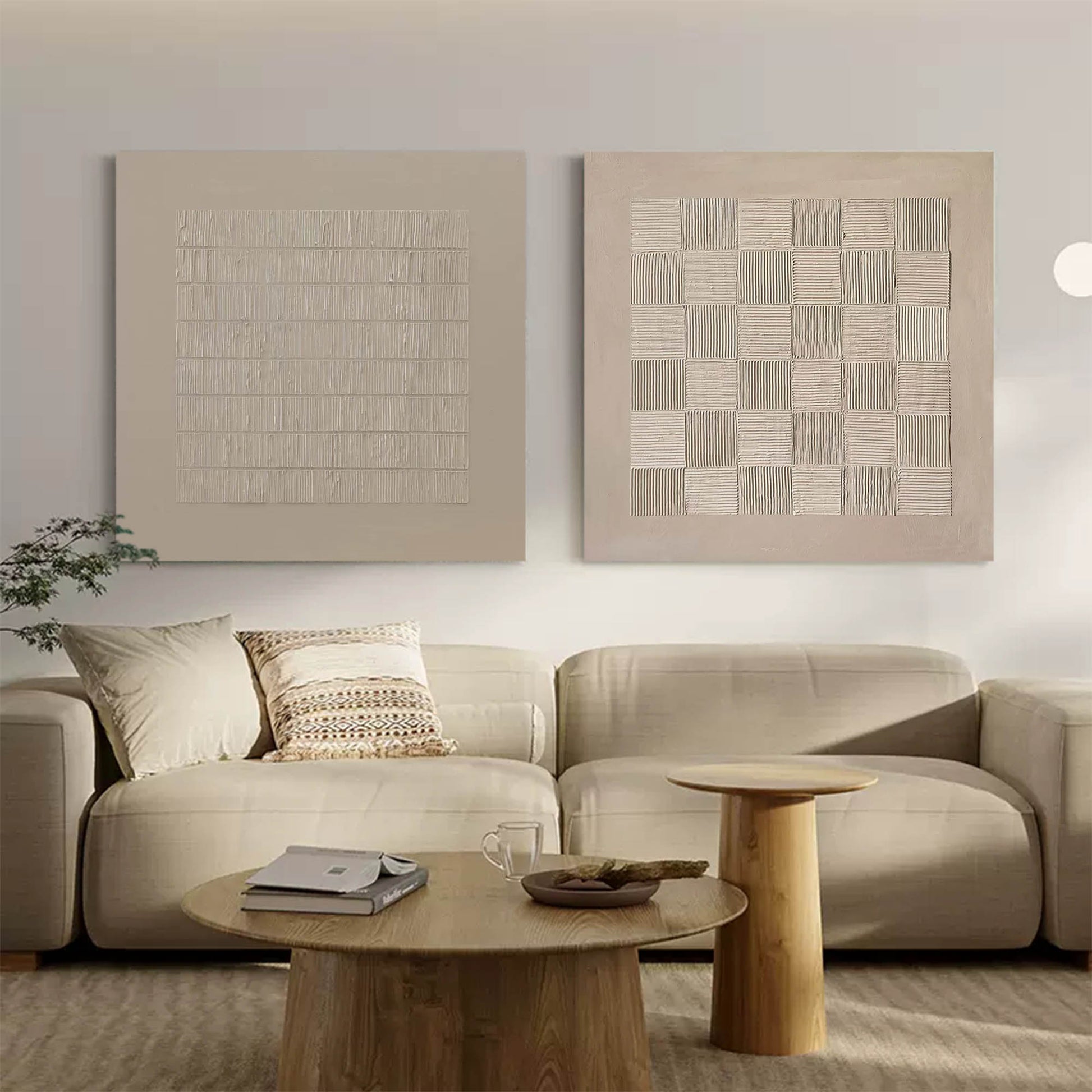 Abstract Painting Set Of 2 SP111 - Neutralighting