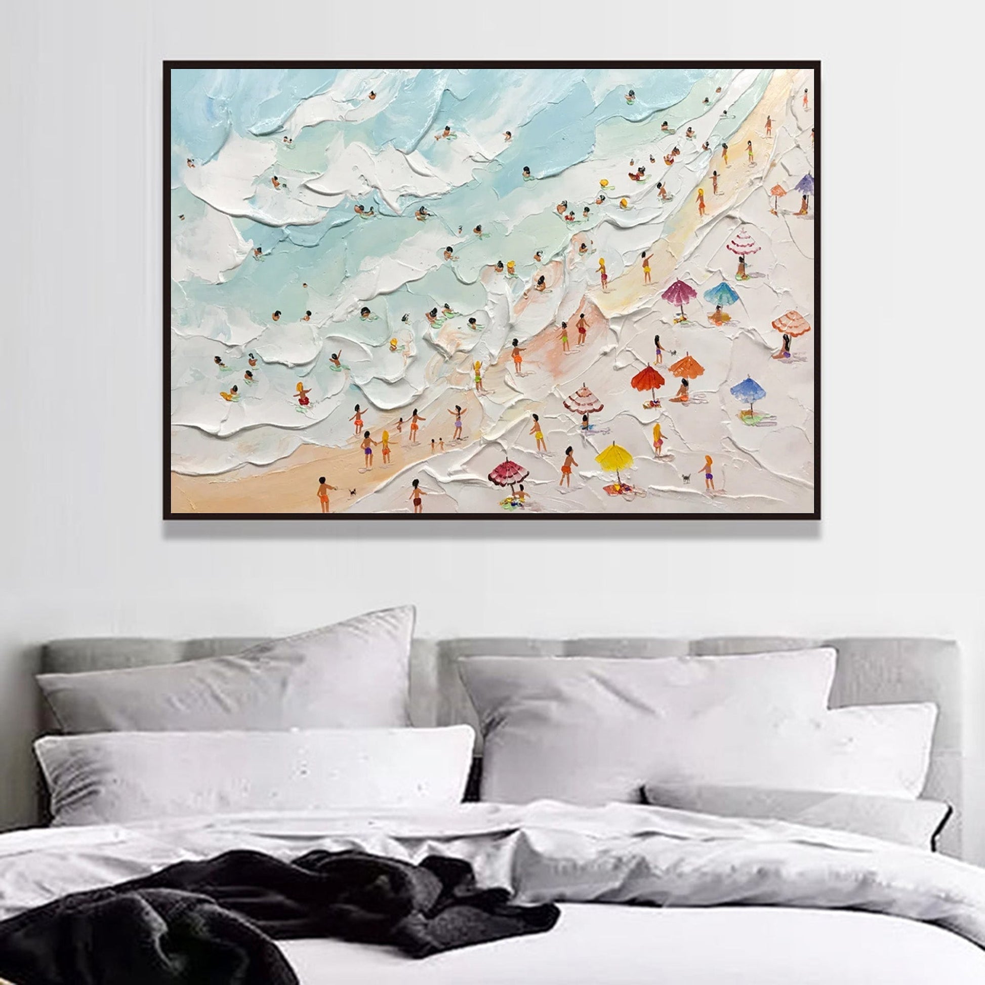 Plaster Art Texture Painting SG185 - Neutralighting