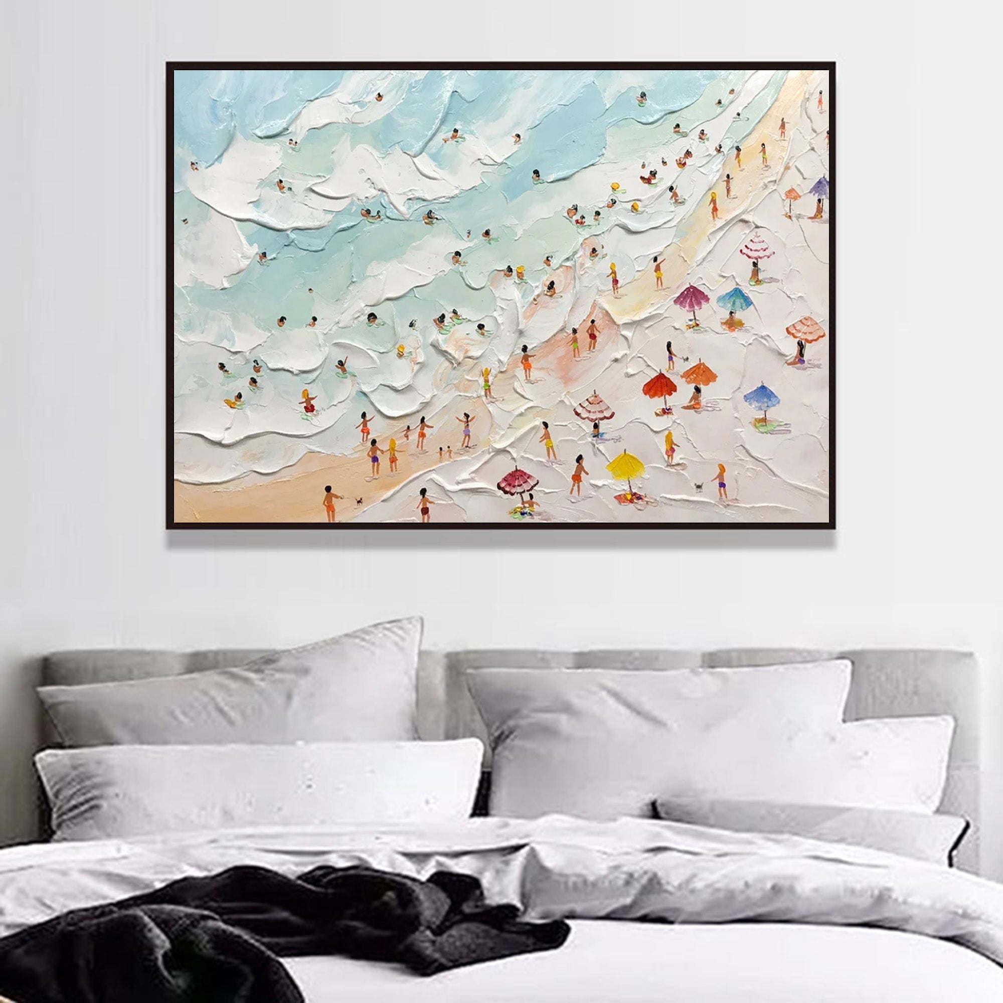 Plaster Art Texture Painting SG185 - Neutralighting