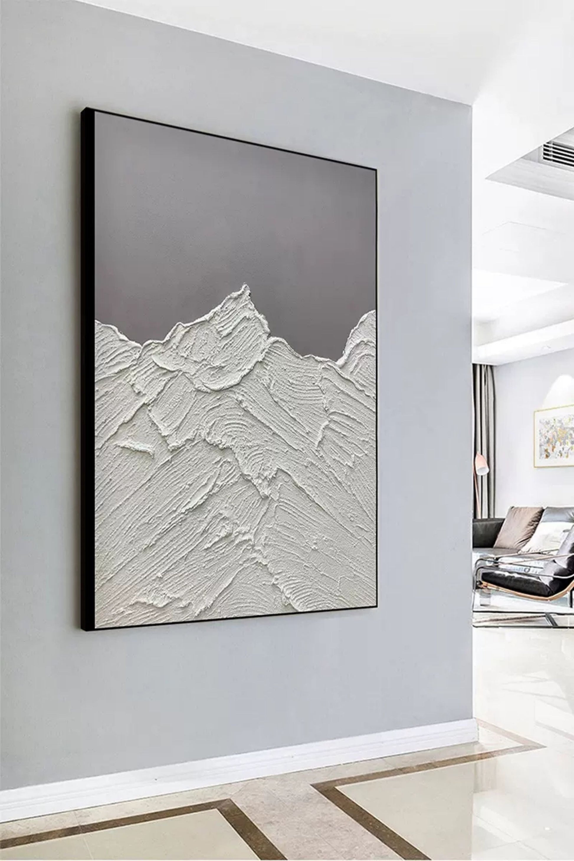 Plaster Art Texture Painting SG080 - Neutralighting