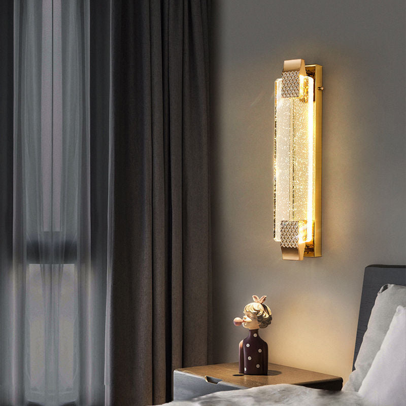 Arisha Modern Indoor Wall Lamp Metal/Glass Living Room/Dining Room - Neutral Decor