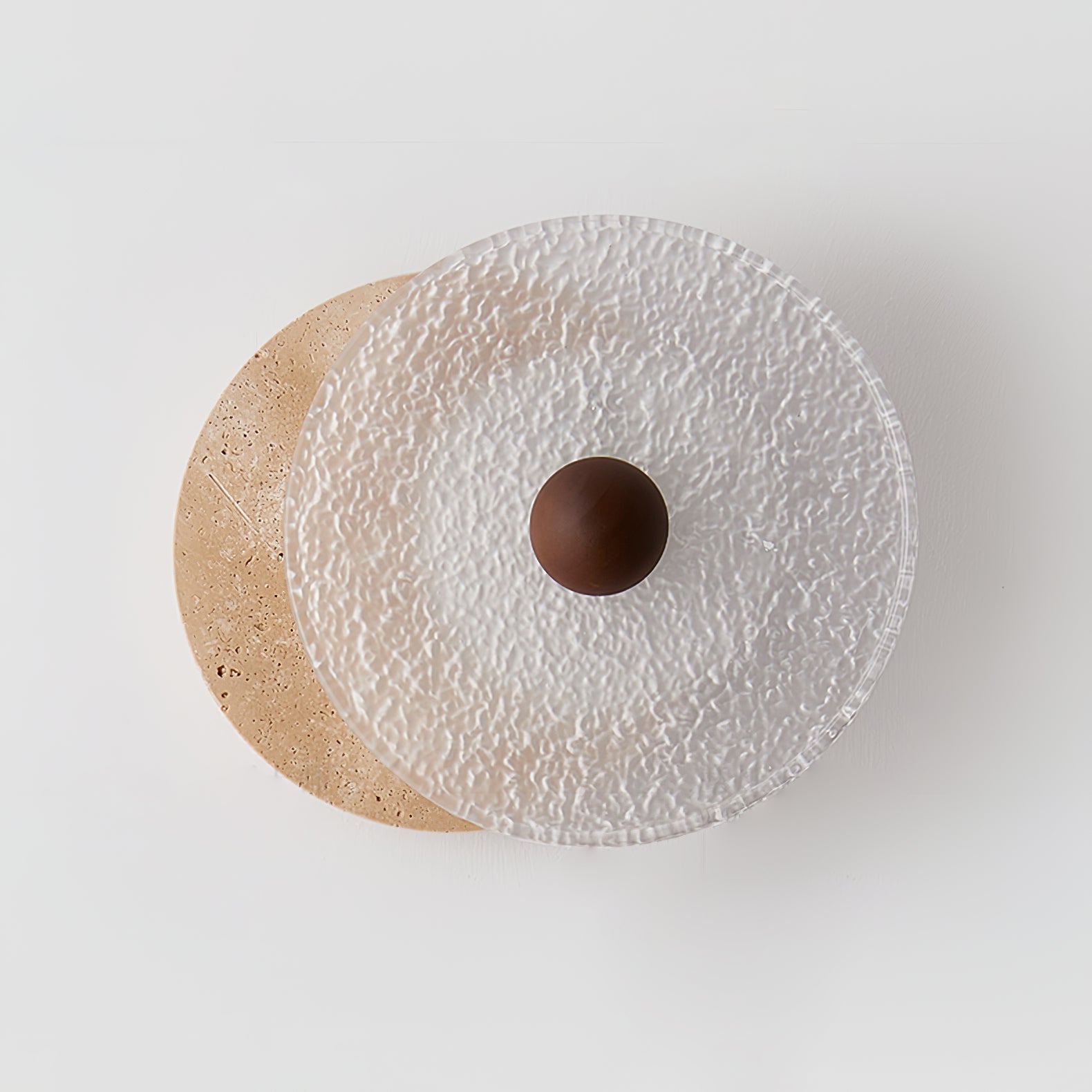 Olivia Travertine Wall Light-Neutral Decor