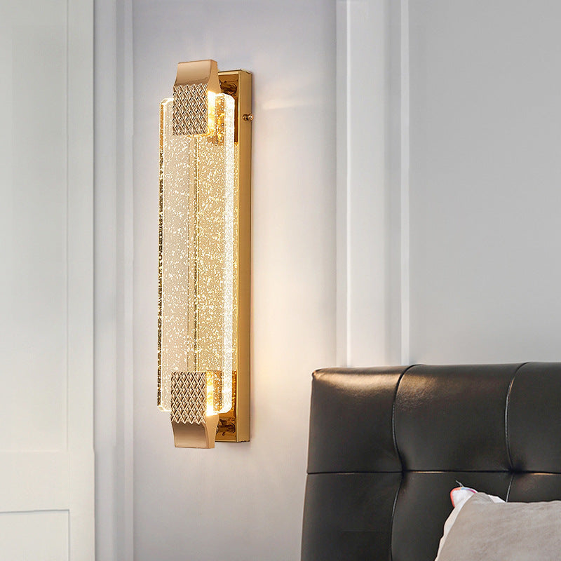 Arisha Modern Indoor Wall Lamp Metal/Glass Living Room/Dining Room - Neutral Decor