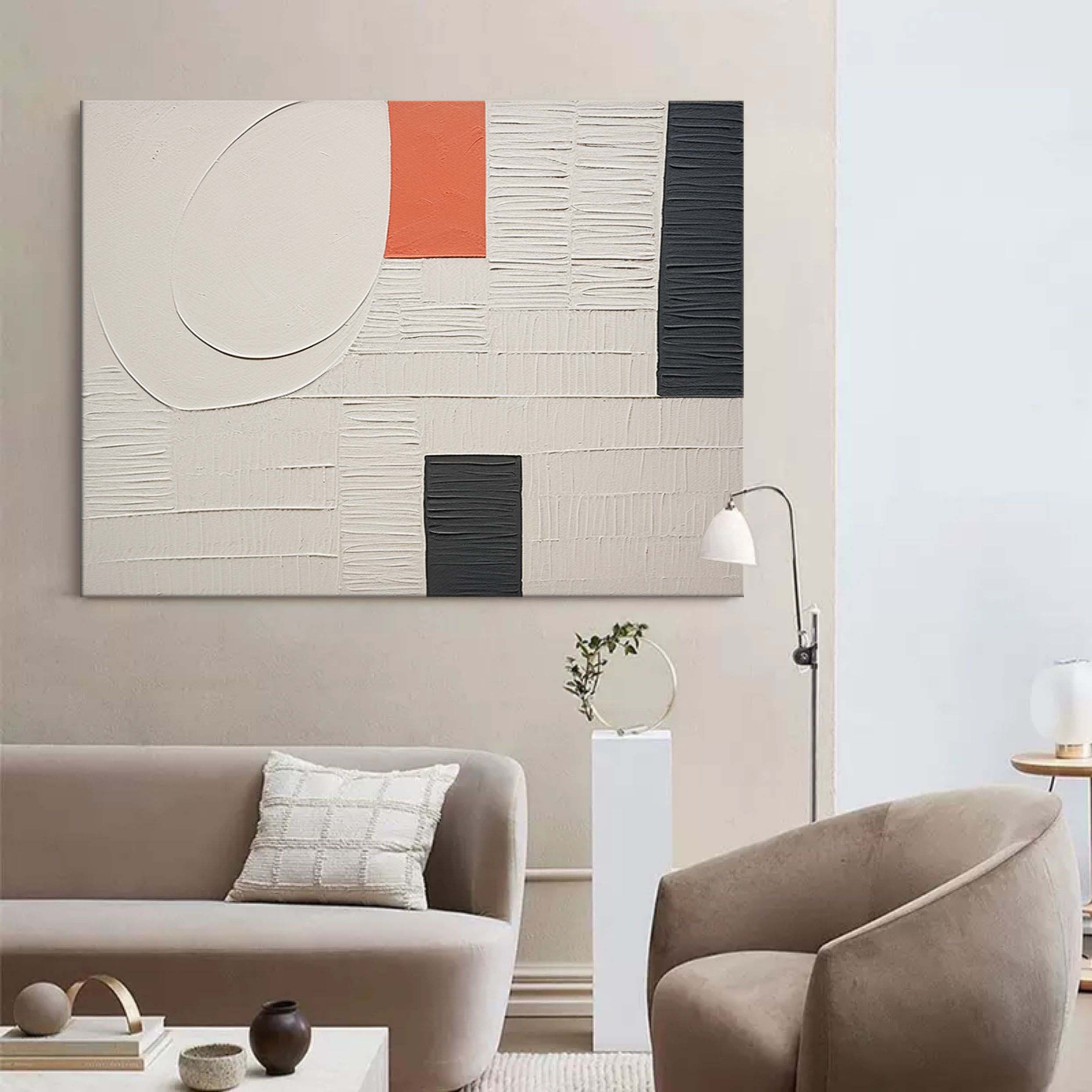 Plaster Art Texture Painting SG249 - Neutralighting