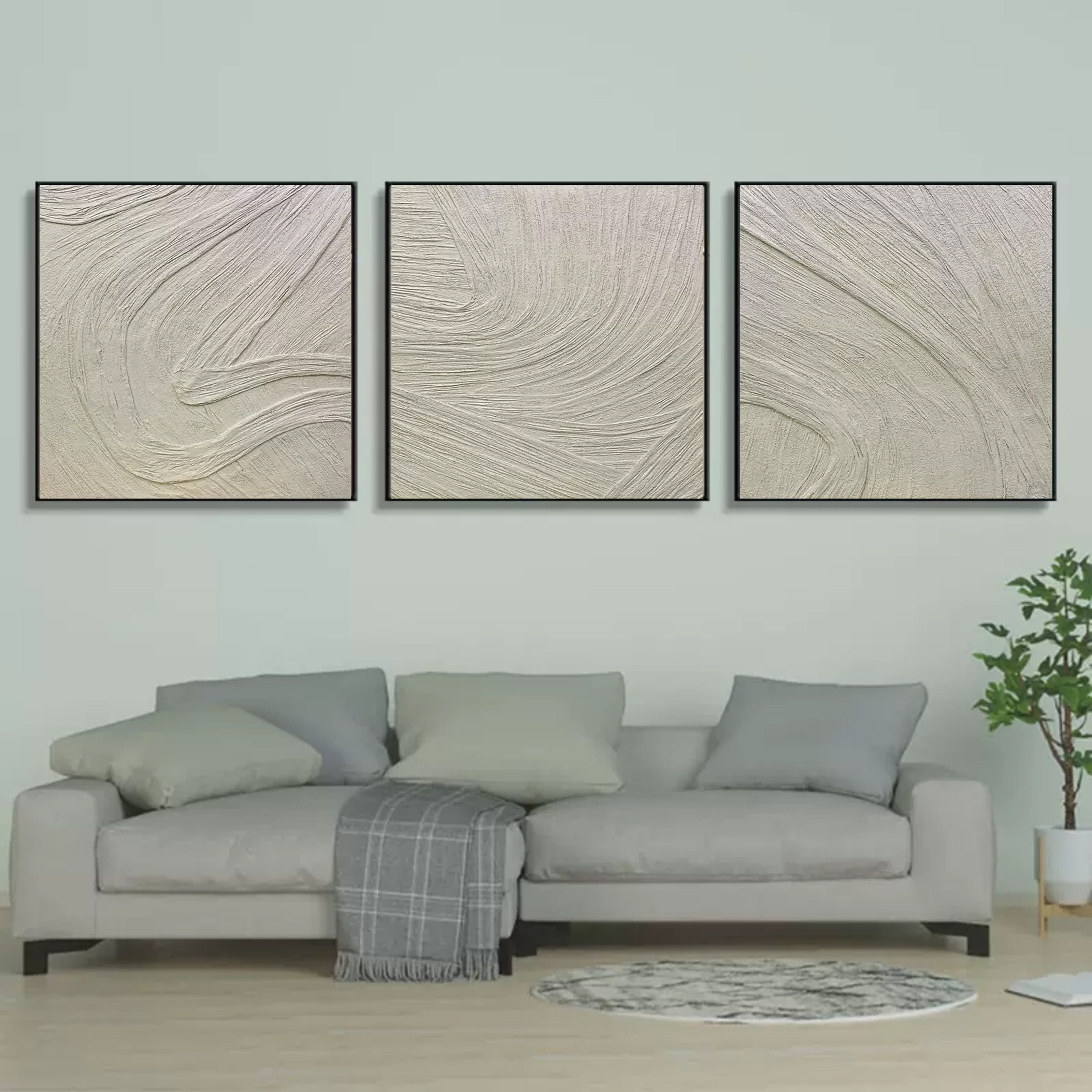 Abstract Painting Set Of 3 SP032 - Neutralighting