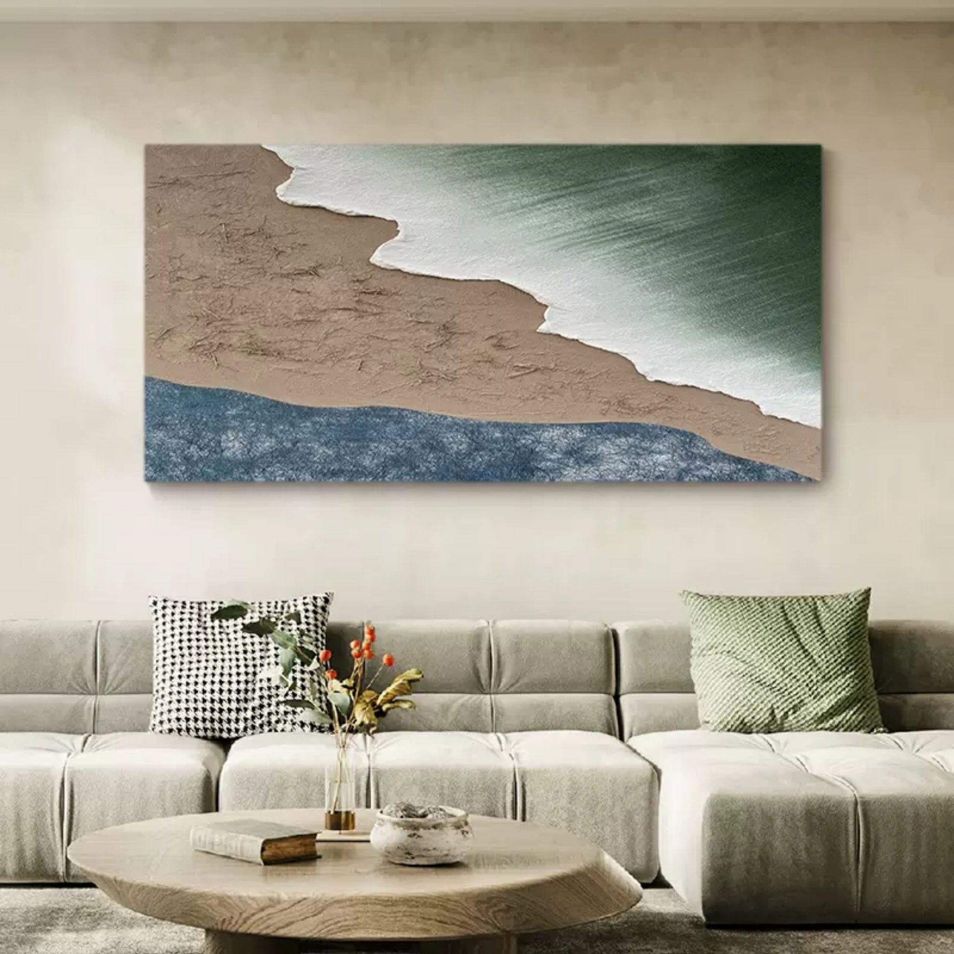 Plaster Art Texture Painting TX130 - Neutralighting