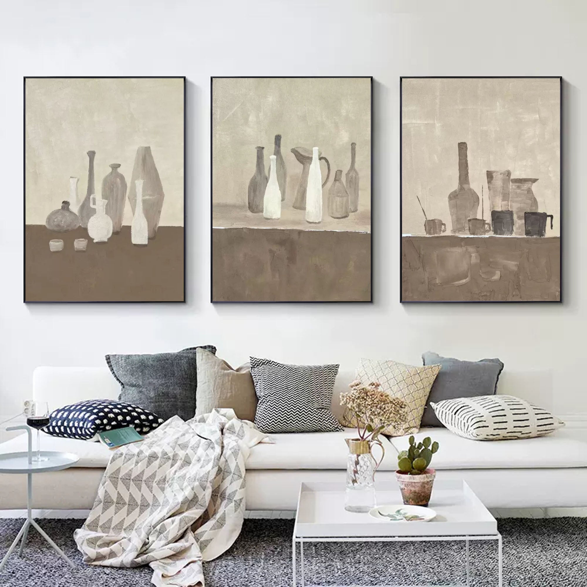 Abstract Painting Set of 3 SP105 - Neutralighting