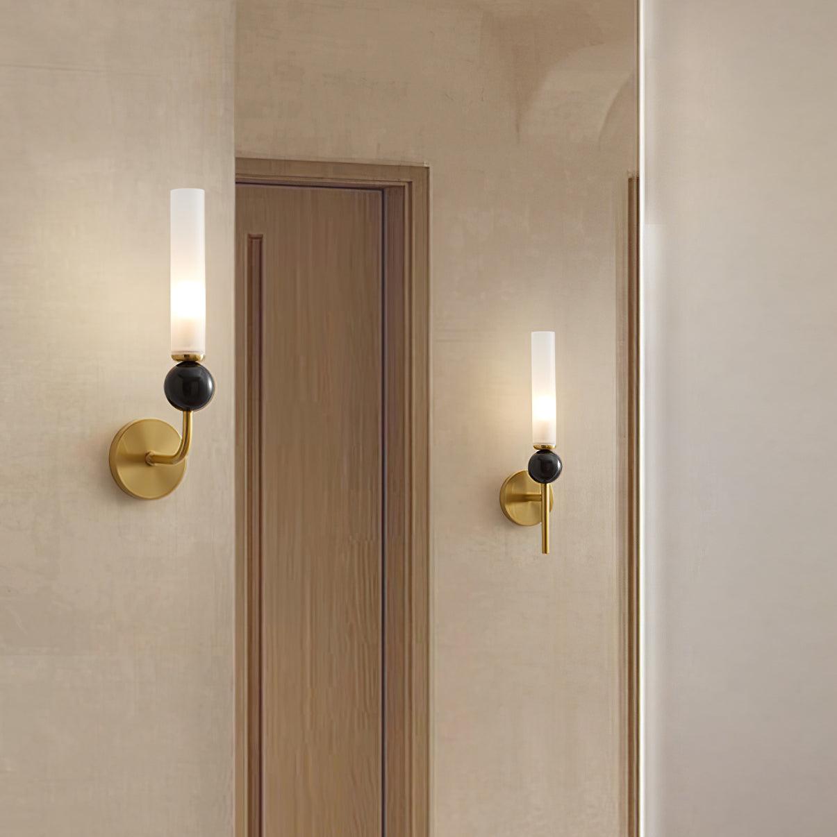 Dulane Modern Minimalist Vertical Marble Wall Lamp-Neutral Decor