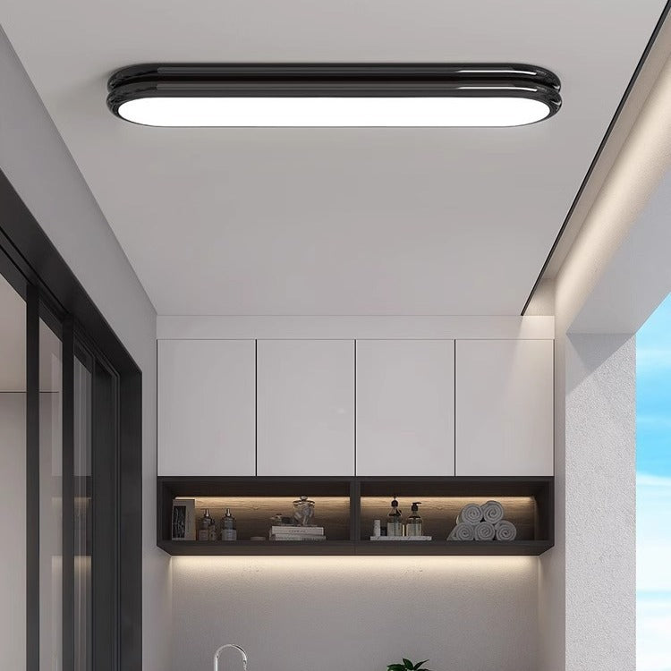 Arisha Modern LED Flush Mount Ceiling Light Black/Yellow/White Living Room - Neutral Decor