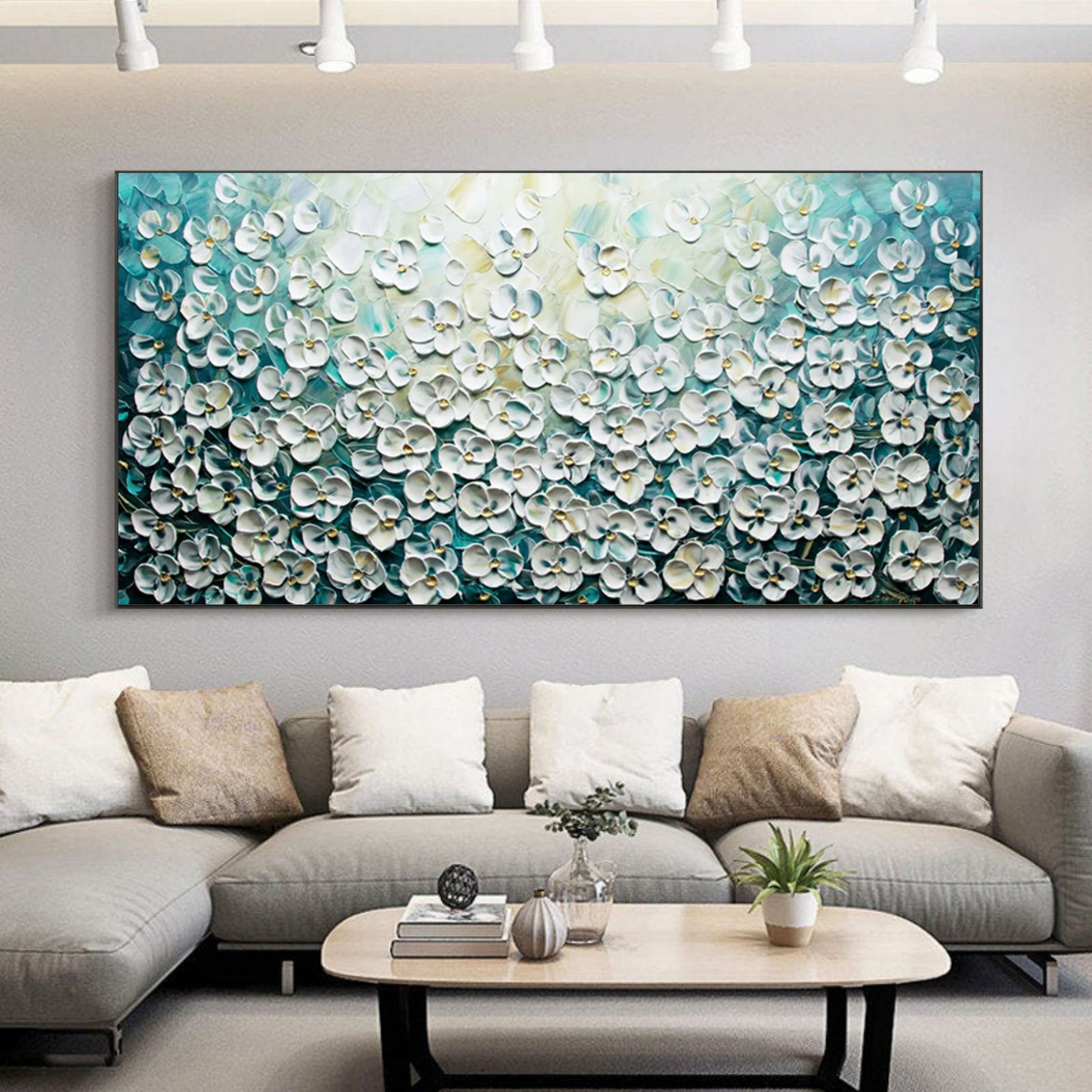 Plaster Art Texture Painting SG051 - Neutralighting