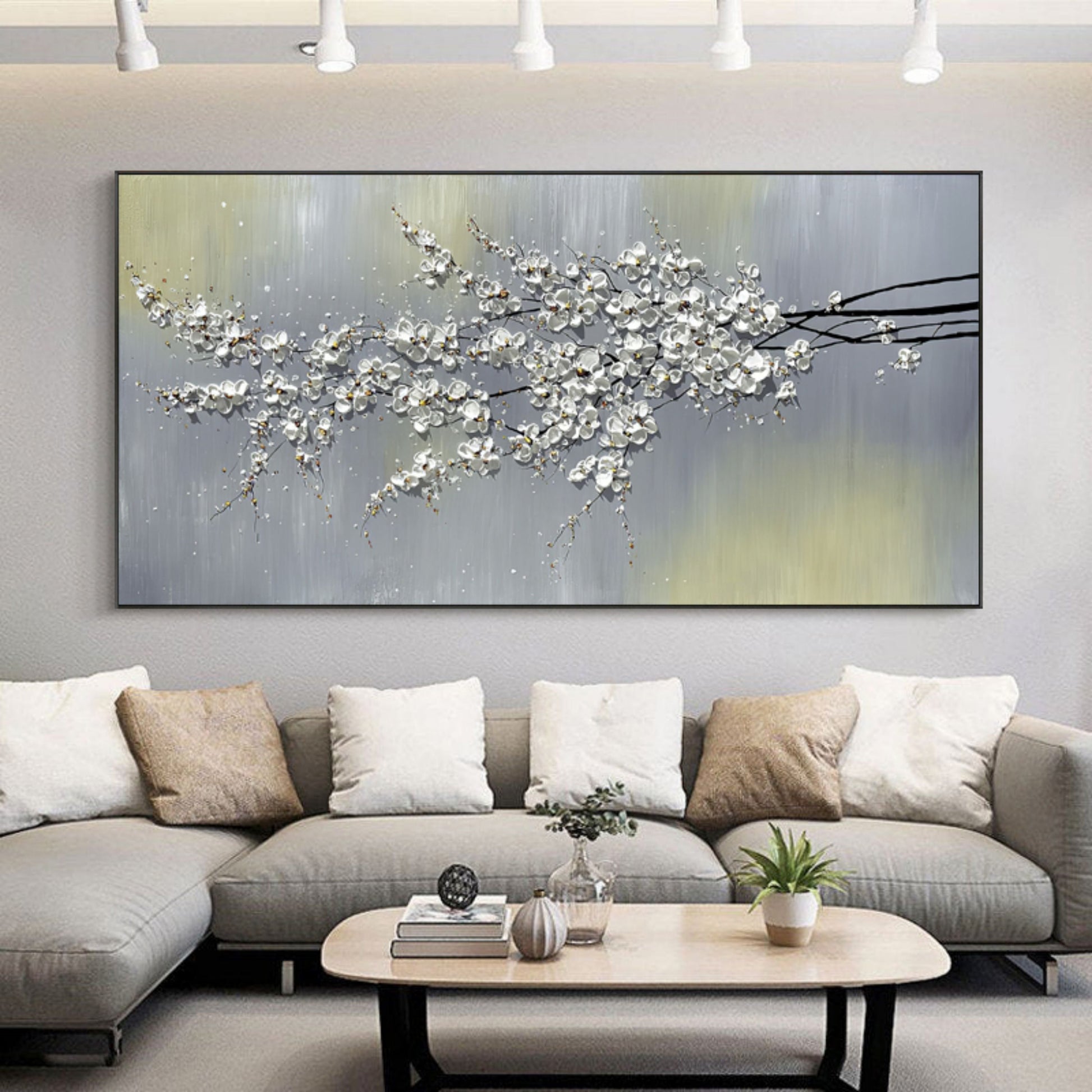 Plaster Art Texture Painting SG054 - Neutralighting