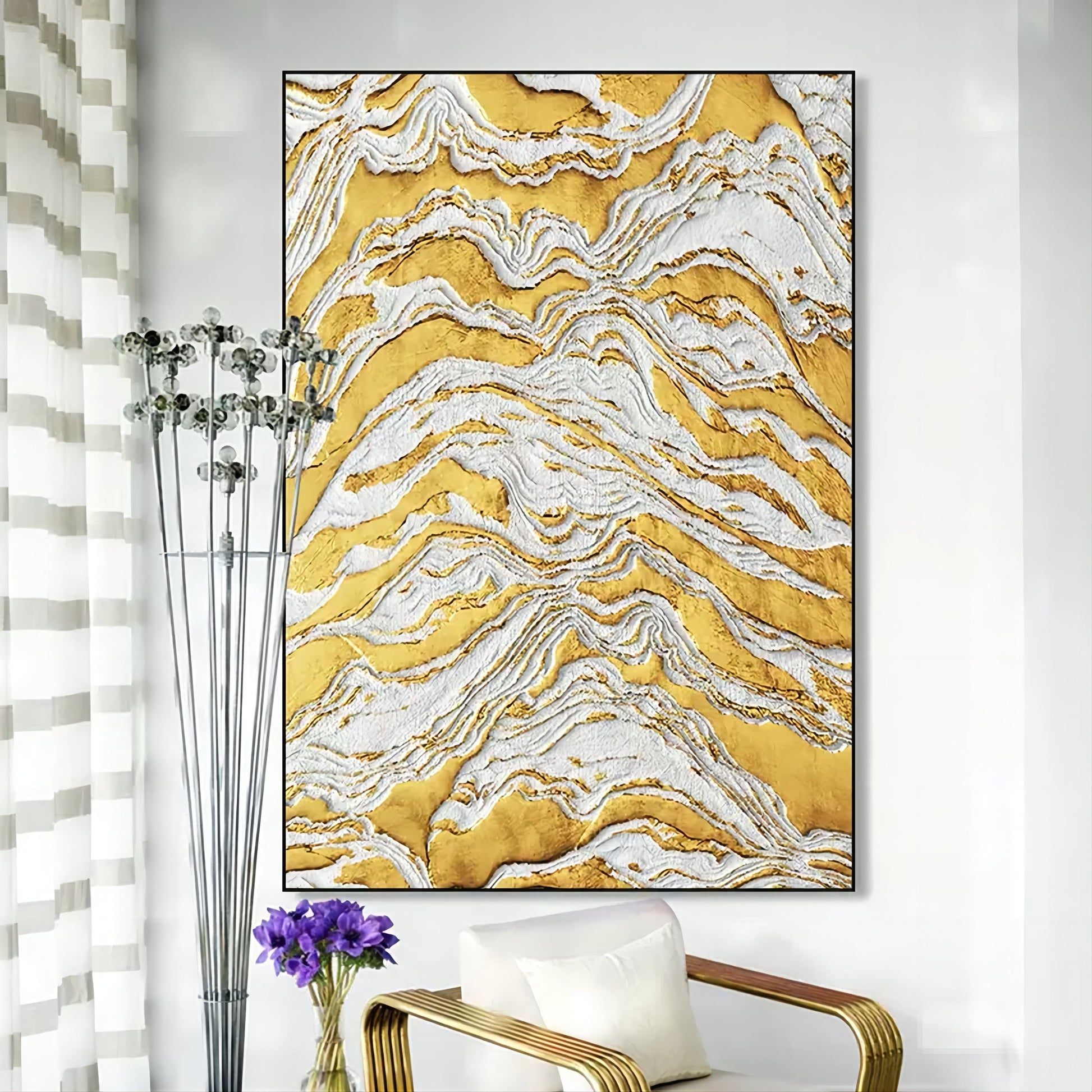 Plaster Art Texture Painting SG009 - Neutralighting